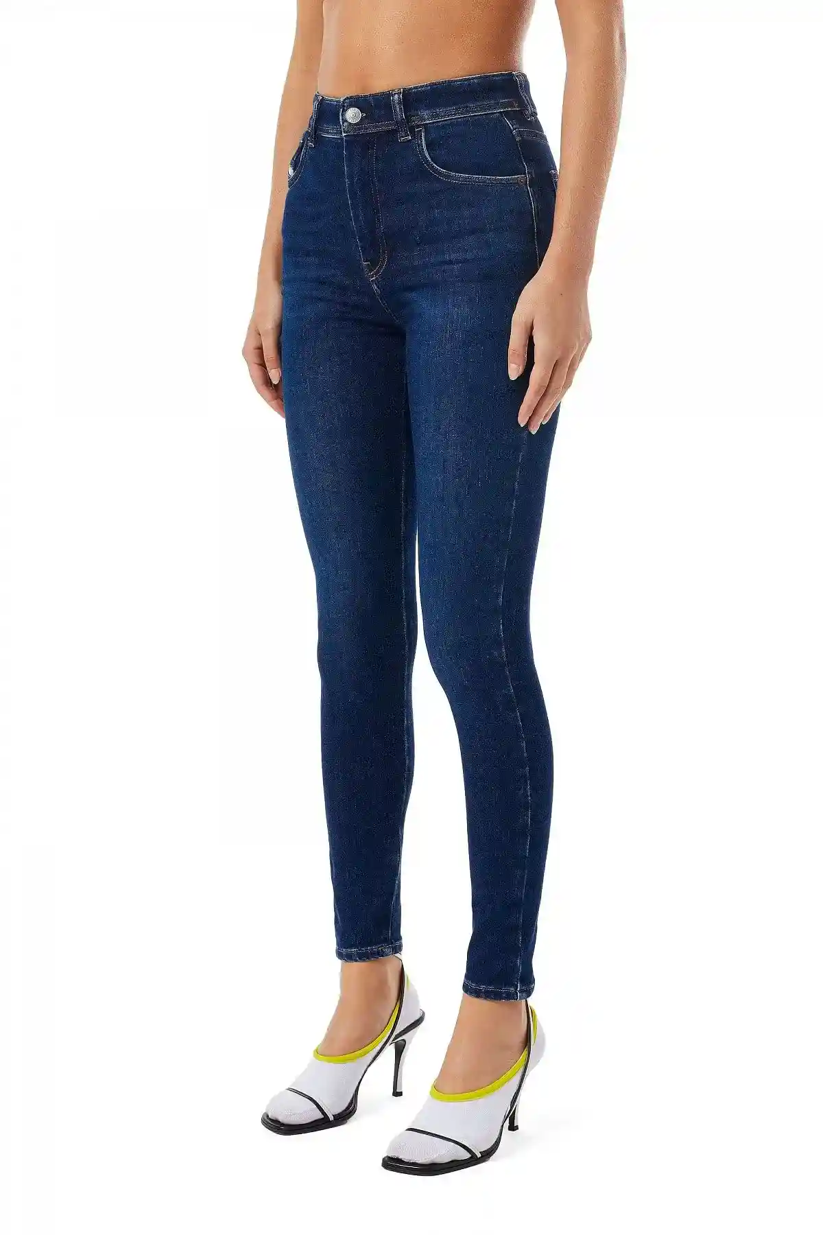 Blue Skinny Jeans-1984 Slandy-High