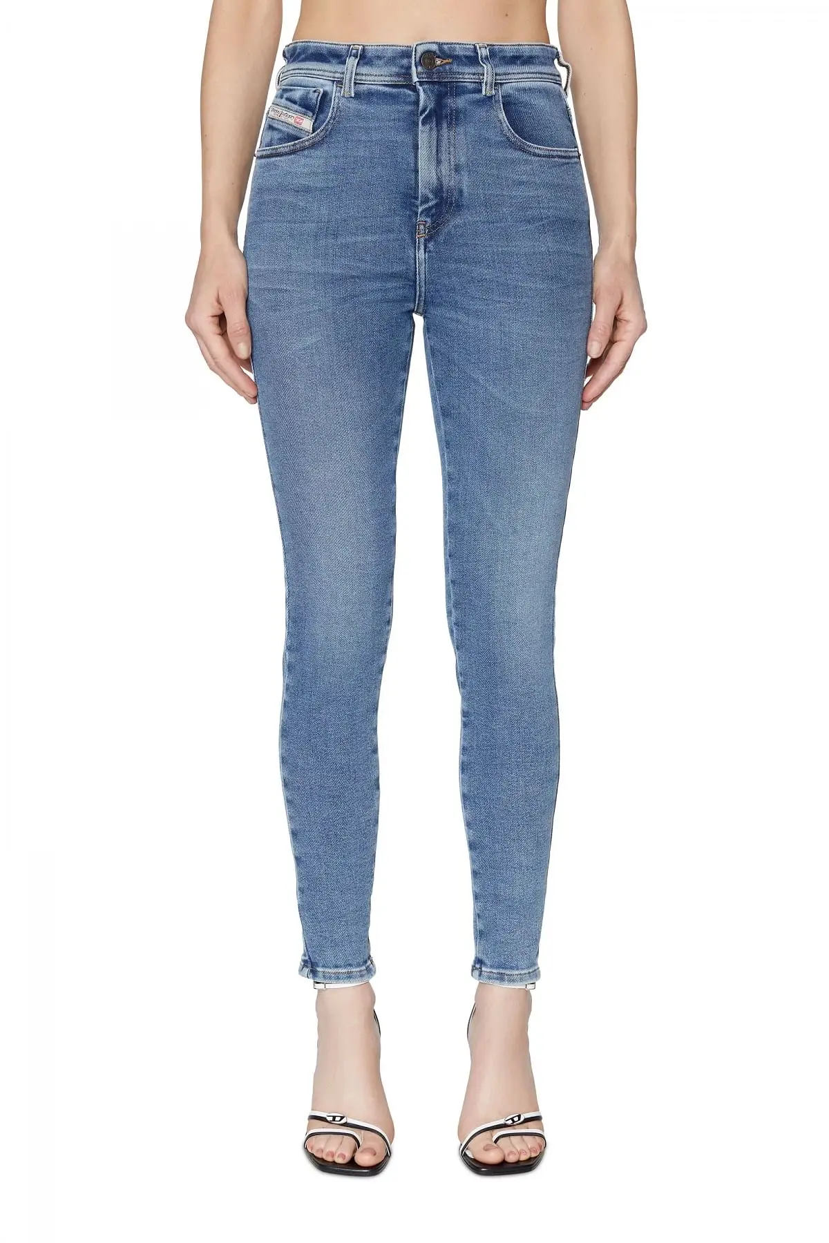 Blue Skinny Jeans-1984 Slandy-High