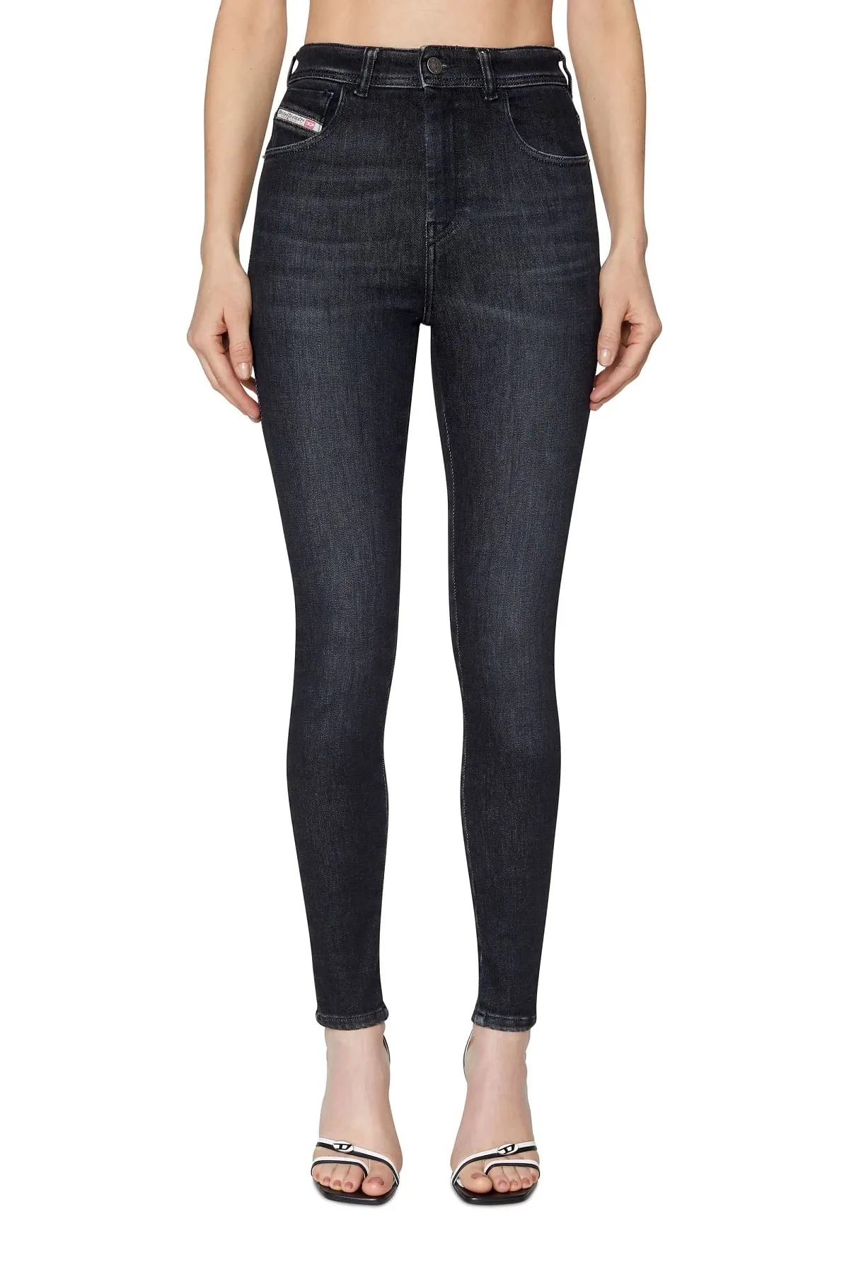 Black Super skinny Jeans-1984 Slandy-High