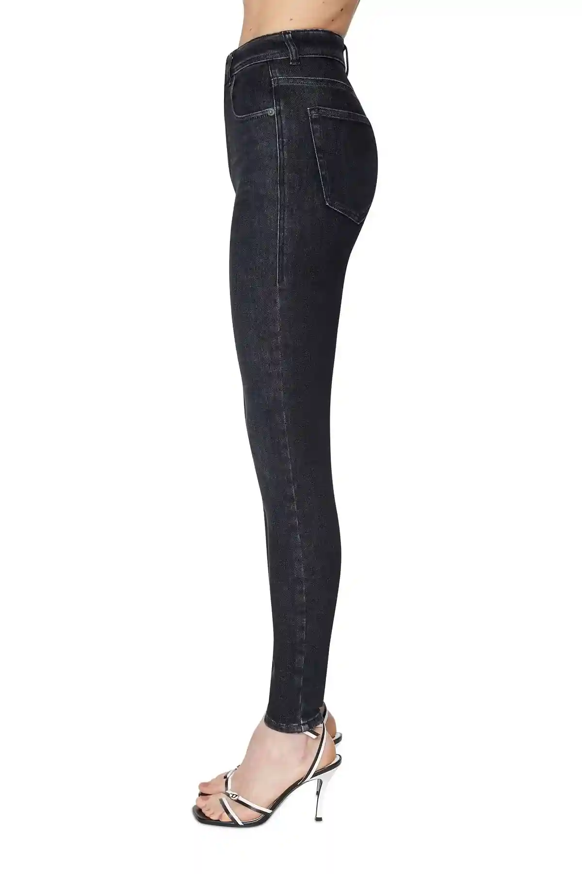 Black Super skinny Jeans-1984 Slandy-High