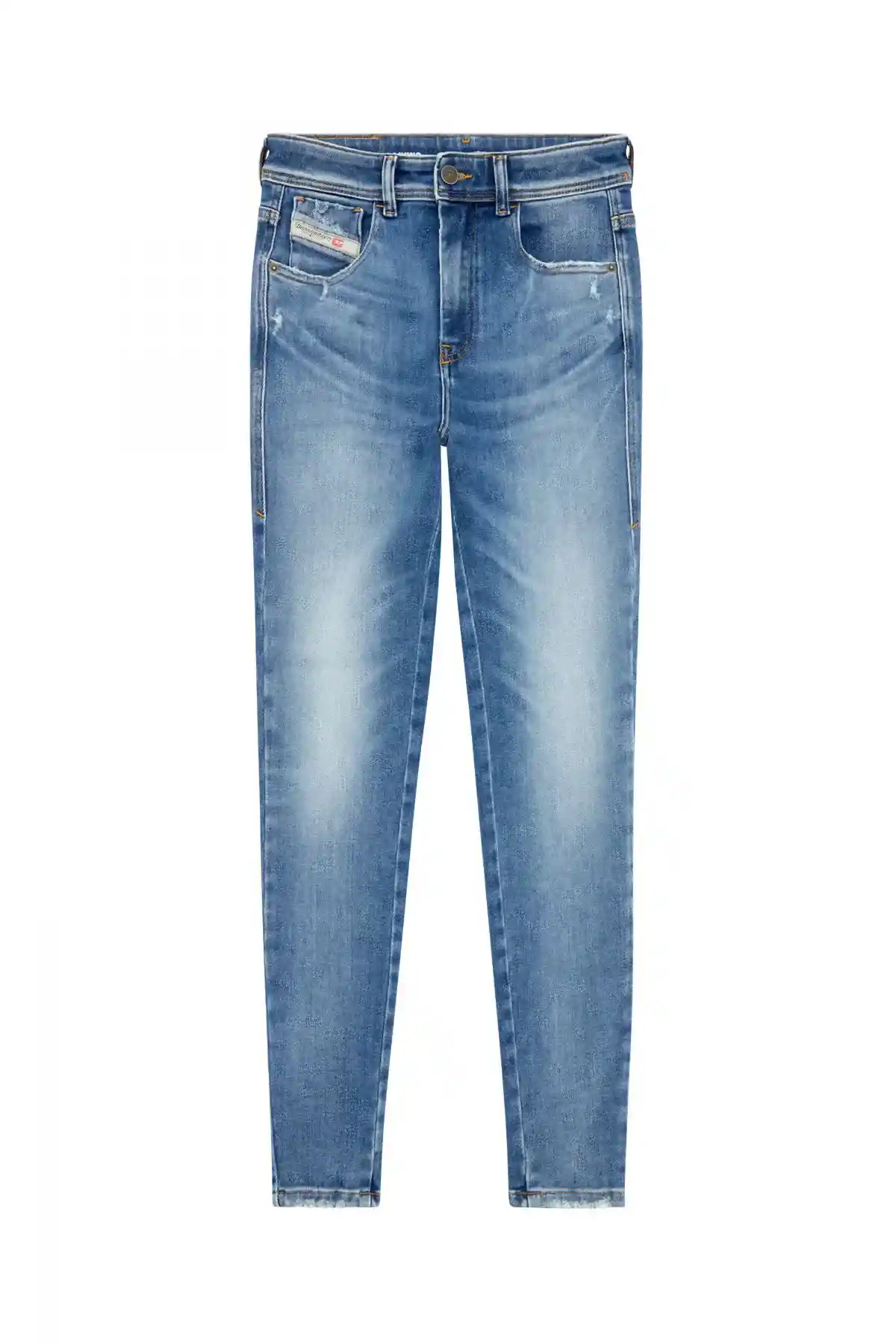 Medium Blue Skinny Jeans-1984 Slandy-High