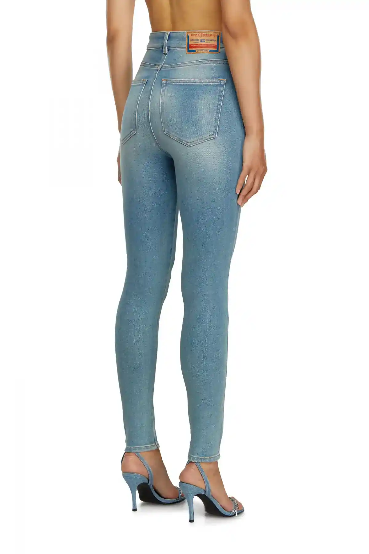 Blue Skinny Jeans-1984 Slandy-High