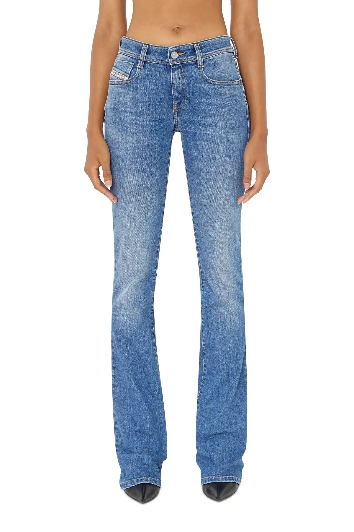 Blue Bootcut and Flare Jeans-1969 D-Ebbey