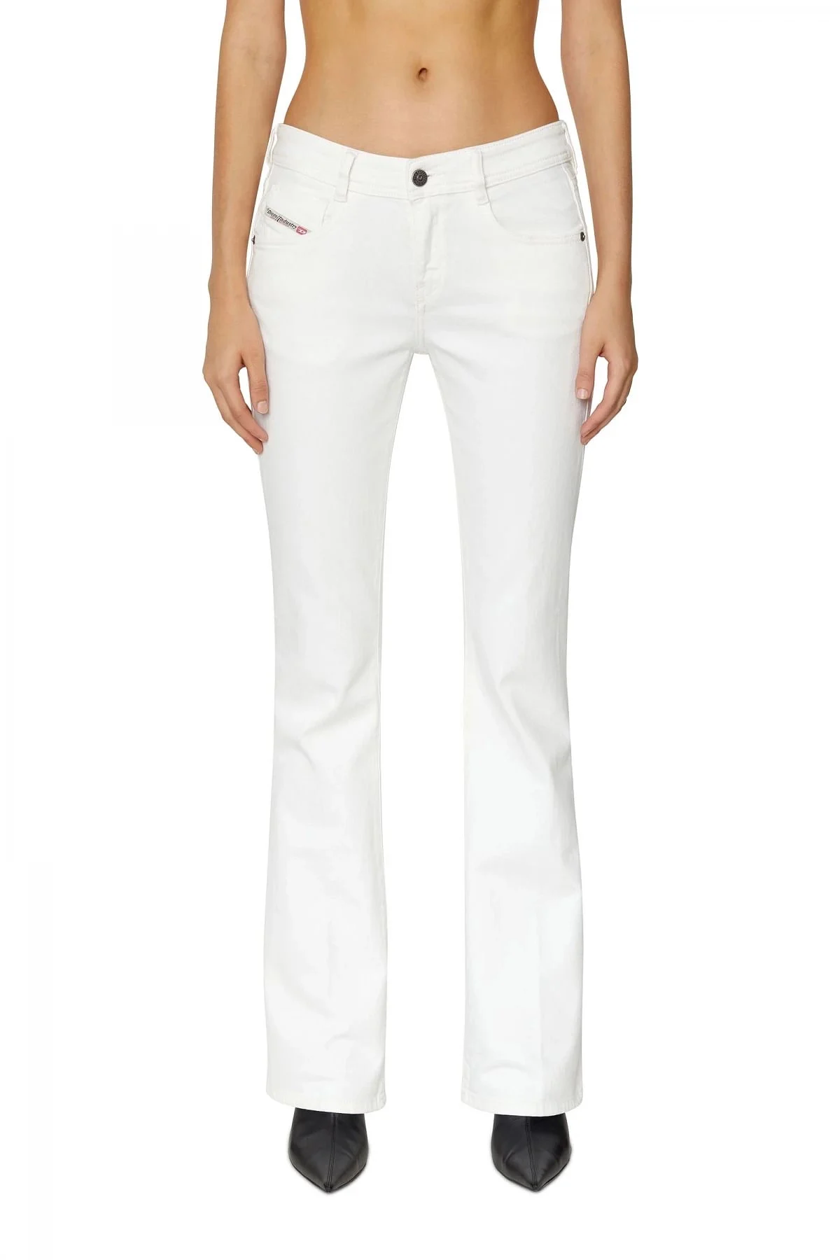 White Bootcut Jeans-1969 D-Ebbey