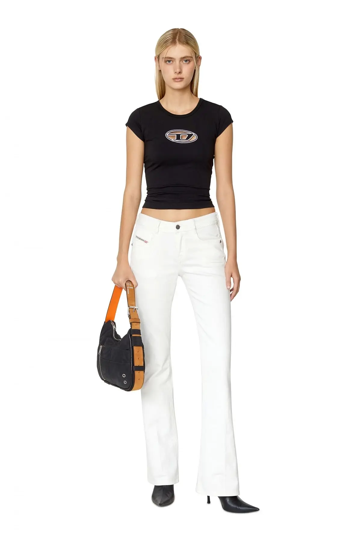 White Bootcut Jeans-1969 D-Ebbey
