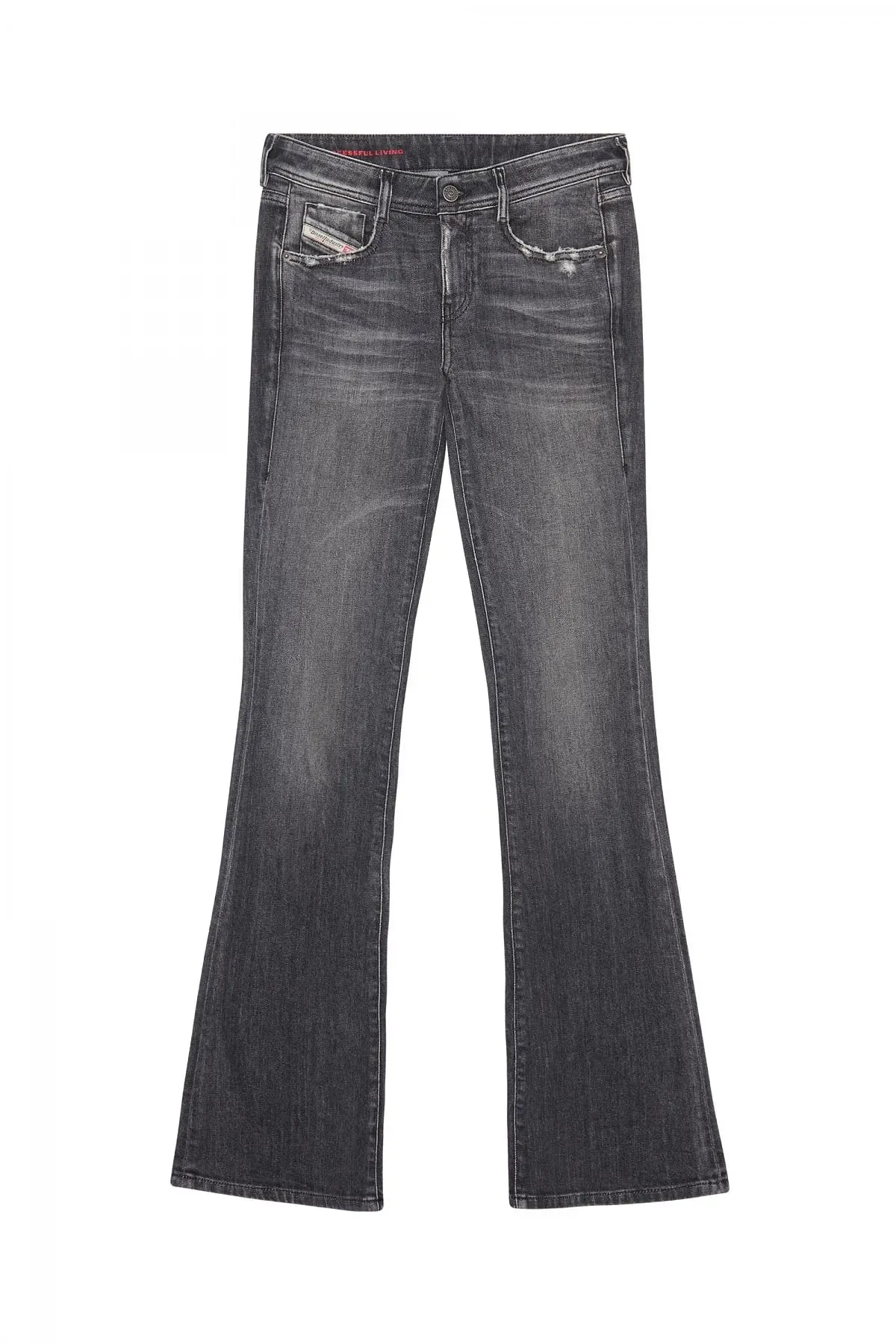Black Bootcut and Flare Jeans-1969 D-Ebbey