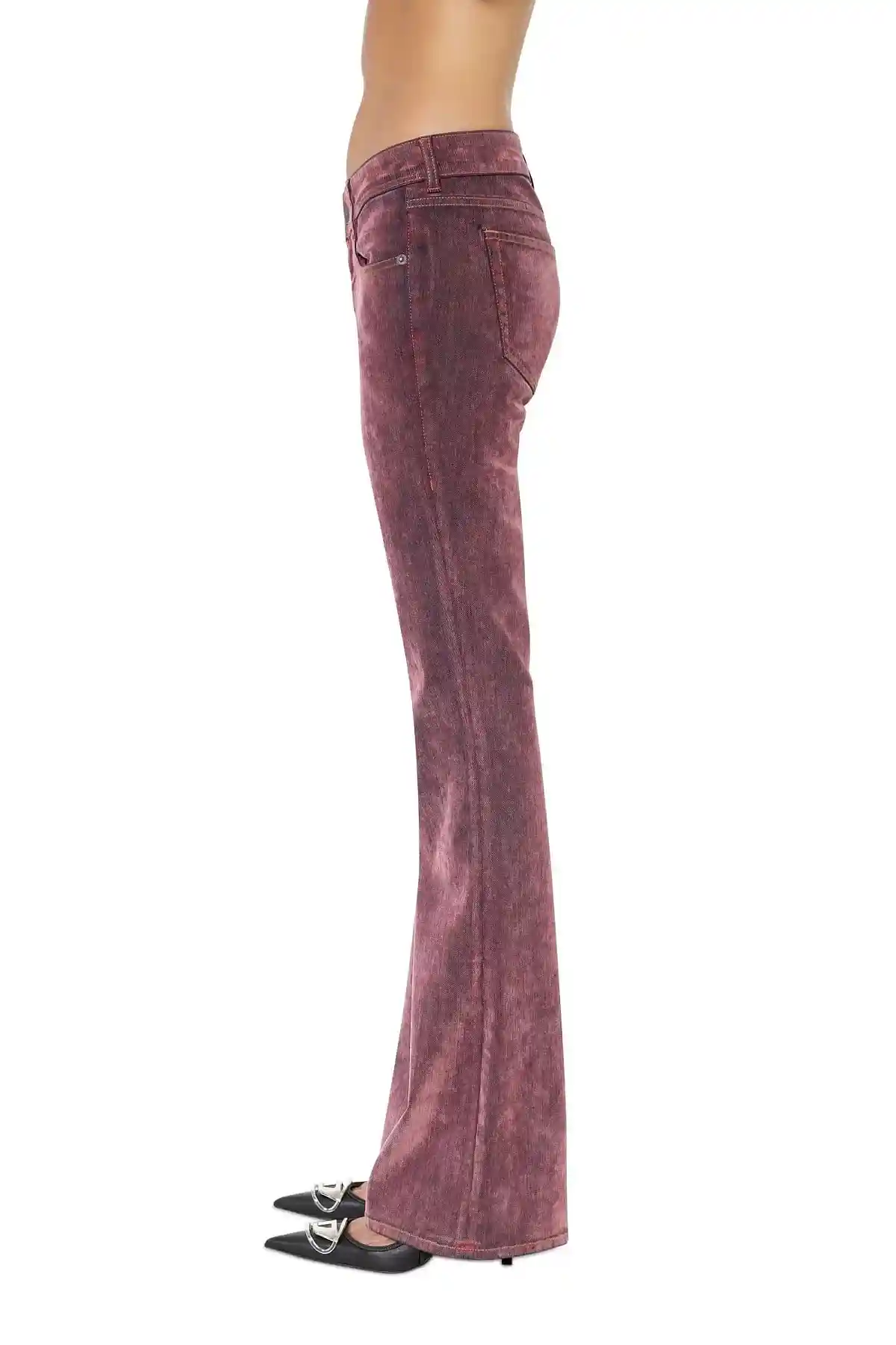 Pink Bootcut and Flare Jeans-1969 D-Ebbey