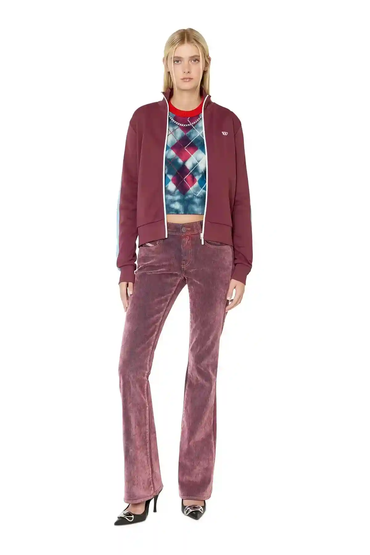 Pink Bootcut and Flare Jeans-1969 D-Ebbey