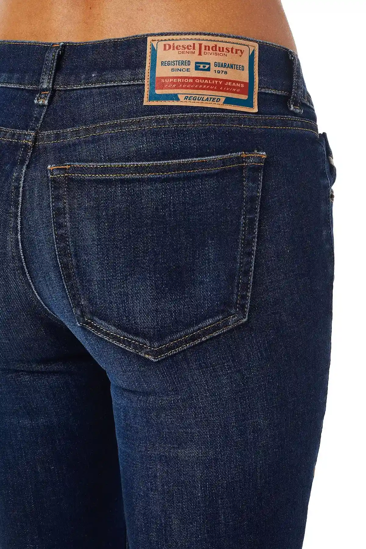 Blue Bootcut Jeans-1969 D-Ebbey