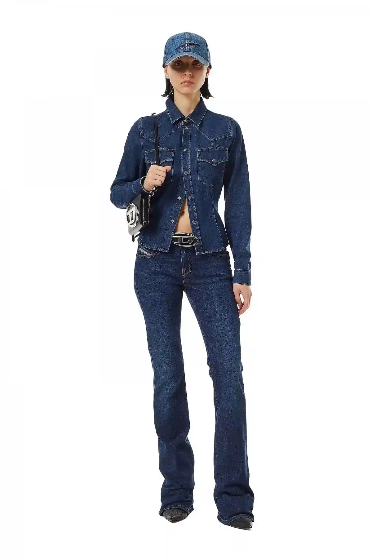 Blue Bootcut Jeans-1969 D-Ebbey