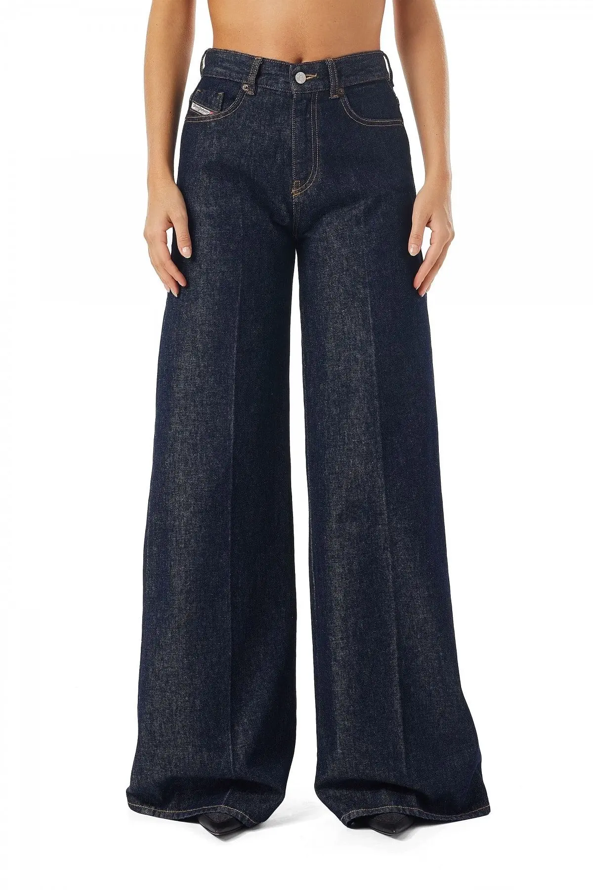 Blue Bootcut and Flare Jeans-1978 D-Akemi