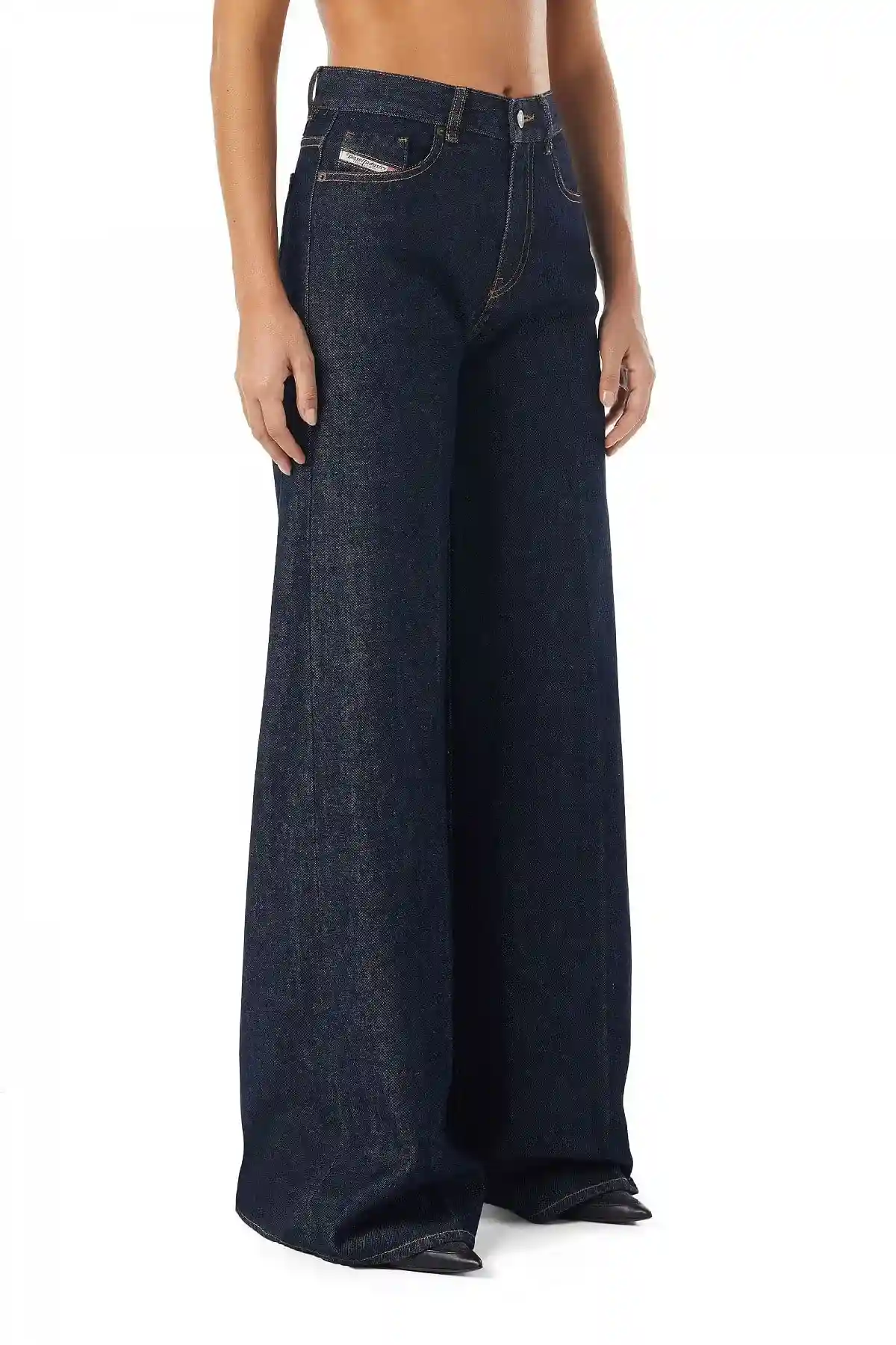 Blue Bootcut and Flare Jeans-1978 D-Akemi