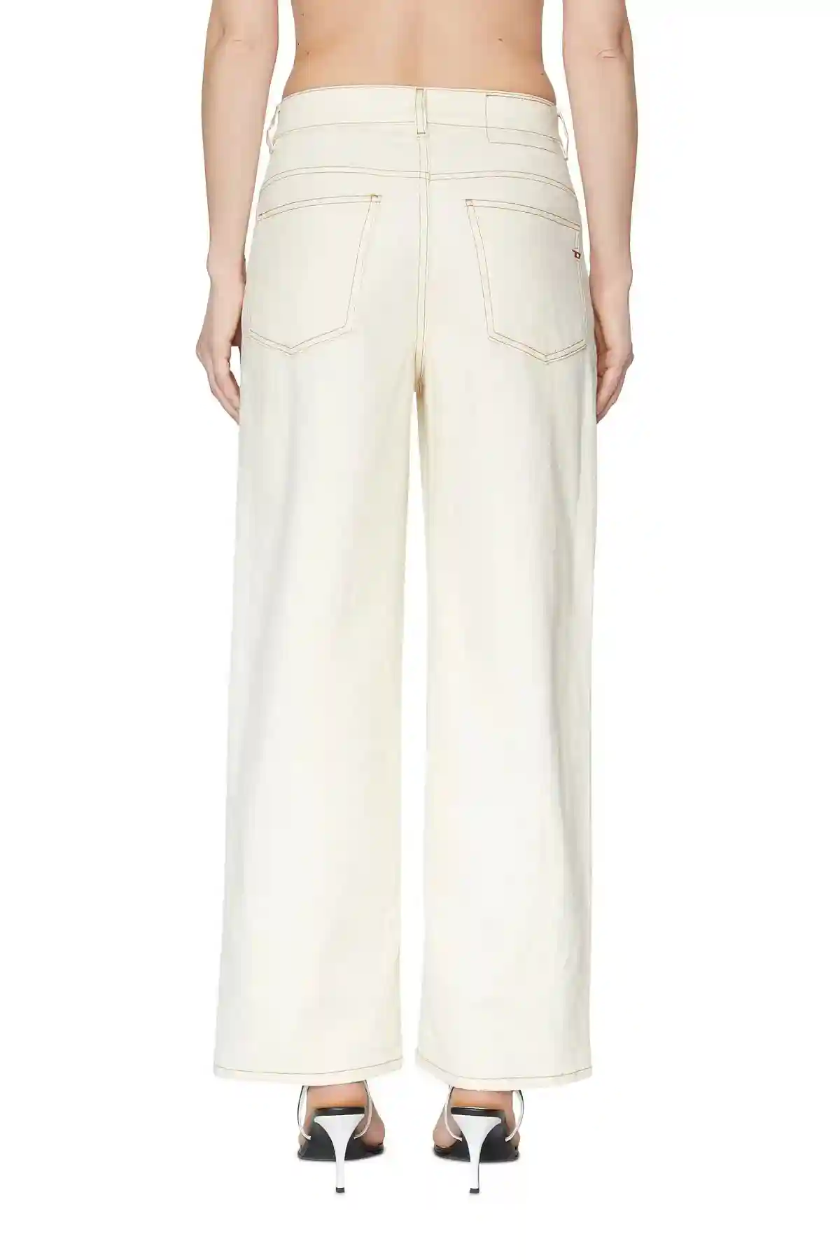 White Bootcut and Flare Jeans-2000 Widee