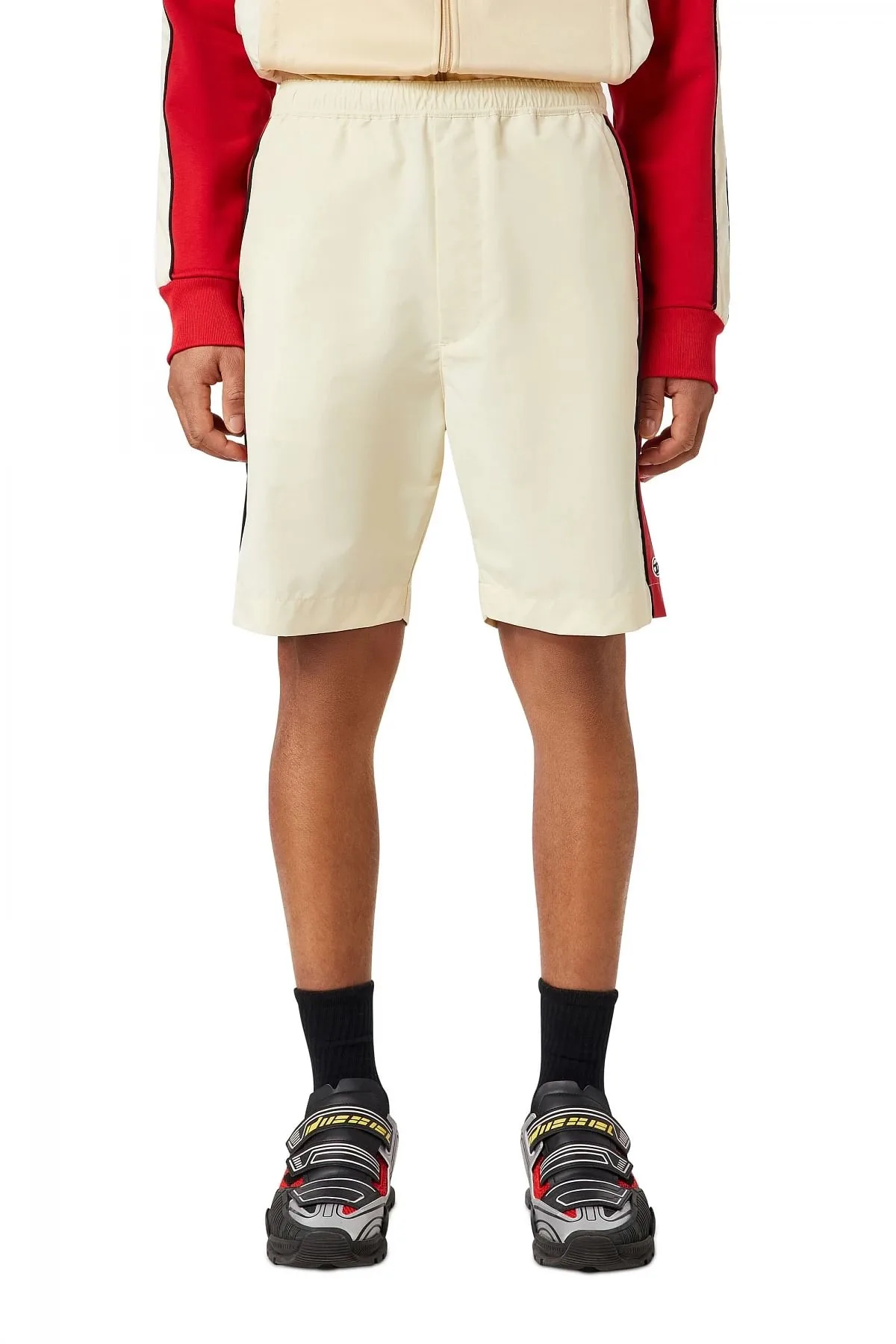 White Piped shorts in CORDURA®