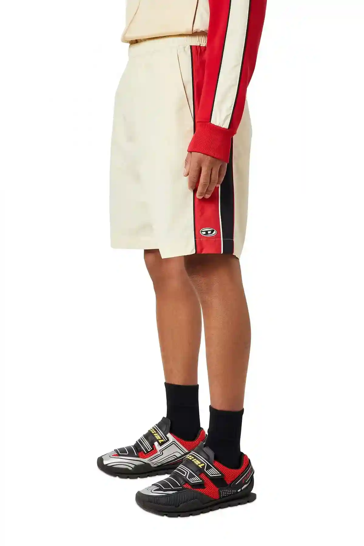 White Piped shorts in CORDURA®