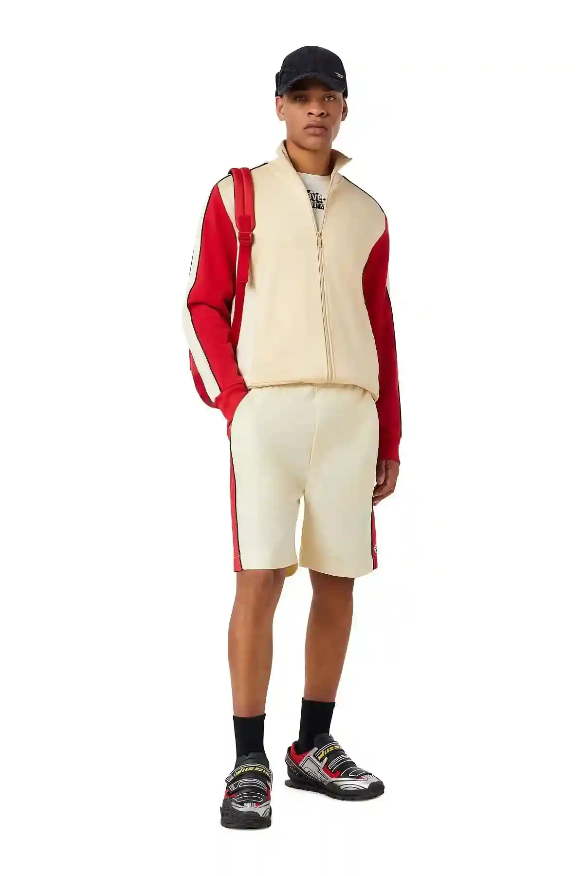 White Piped shorts in CORDURA®