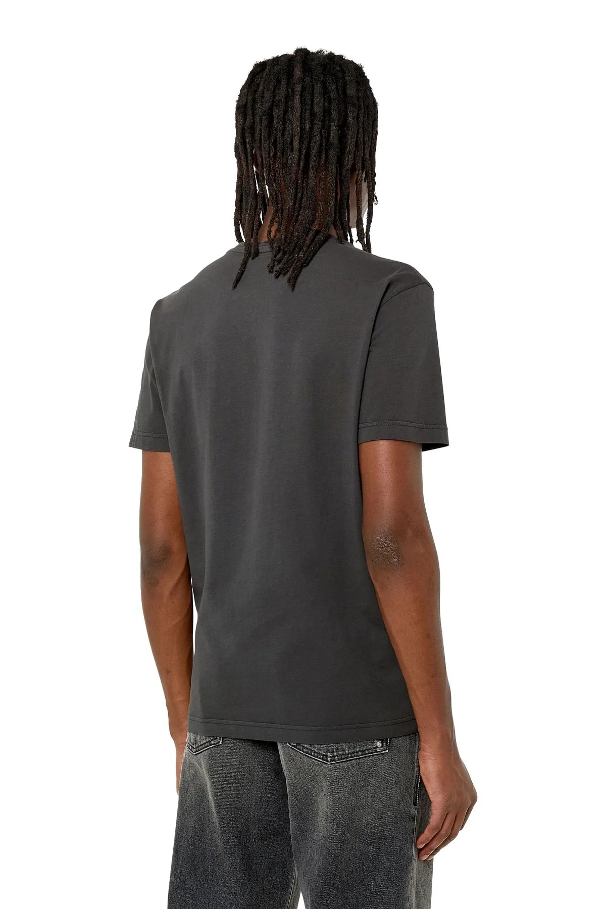 Grey T-shirt with Diesel Industry print