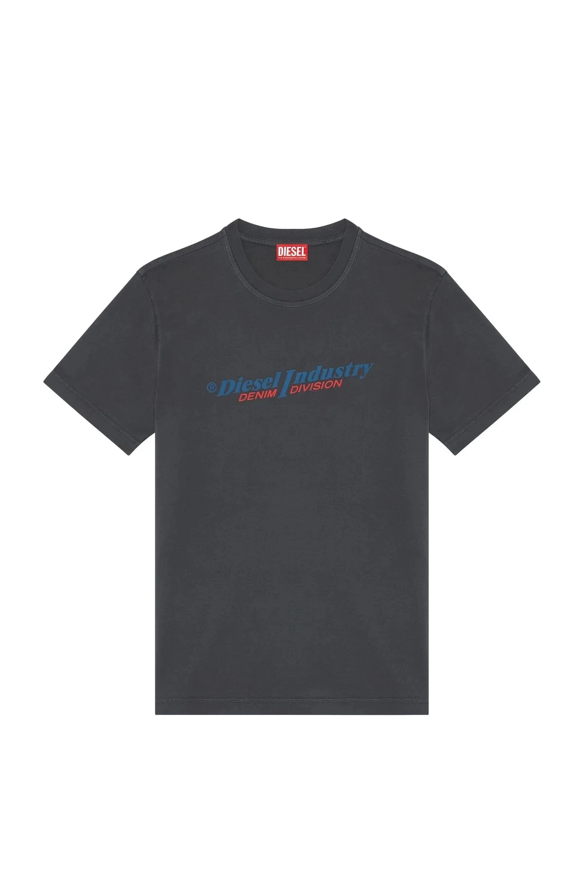 Grey T-shirt with Diesel Industry print