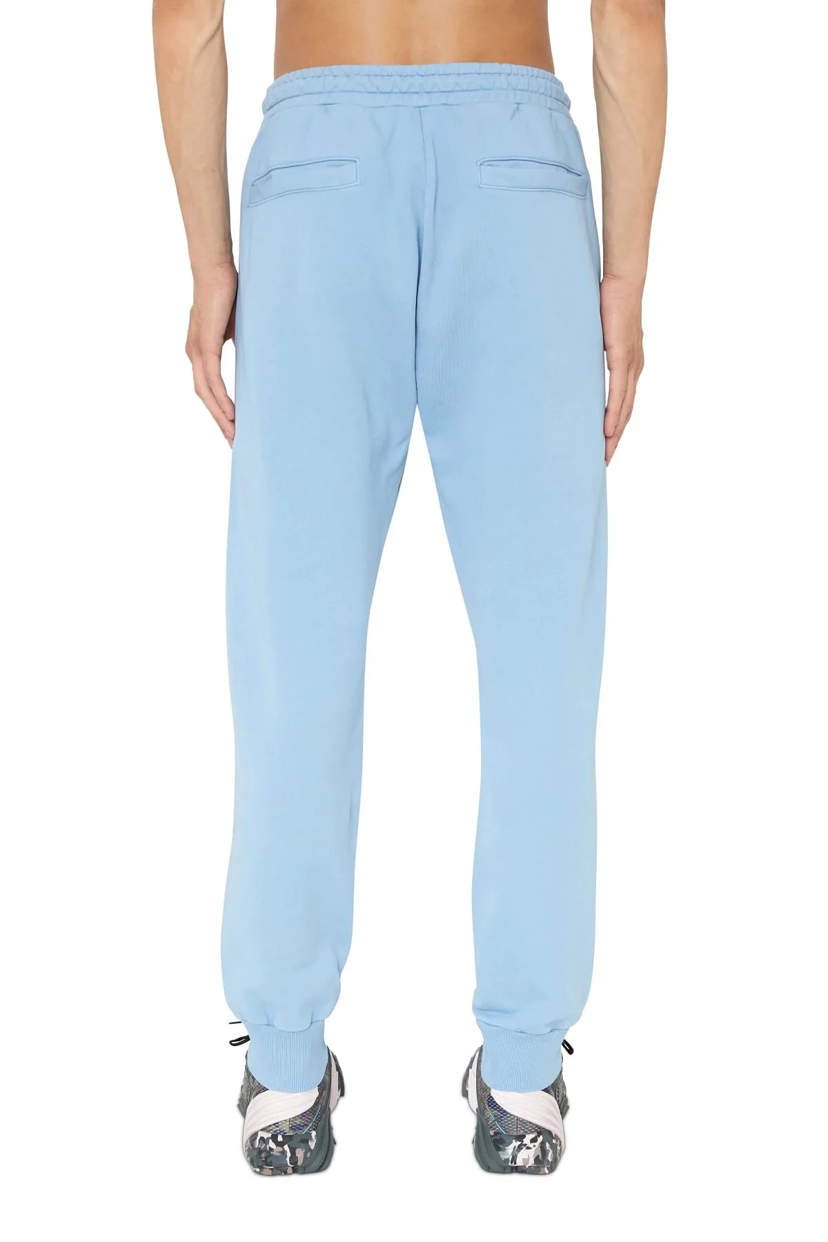 Blue Sweatpants with puff logo