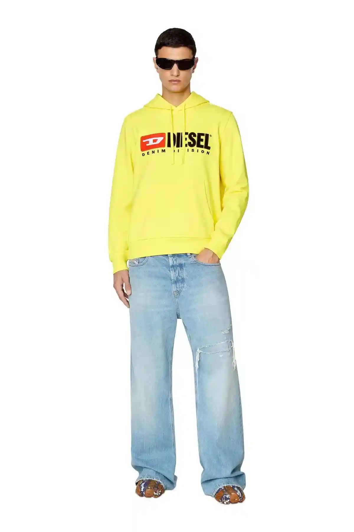 Yellow Denim Division hoodie