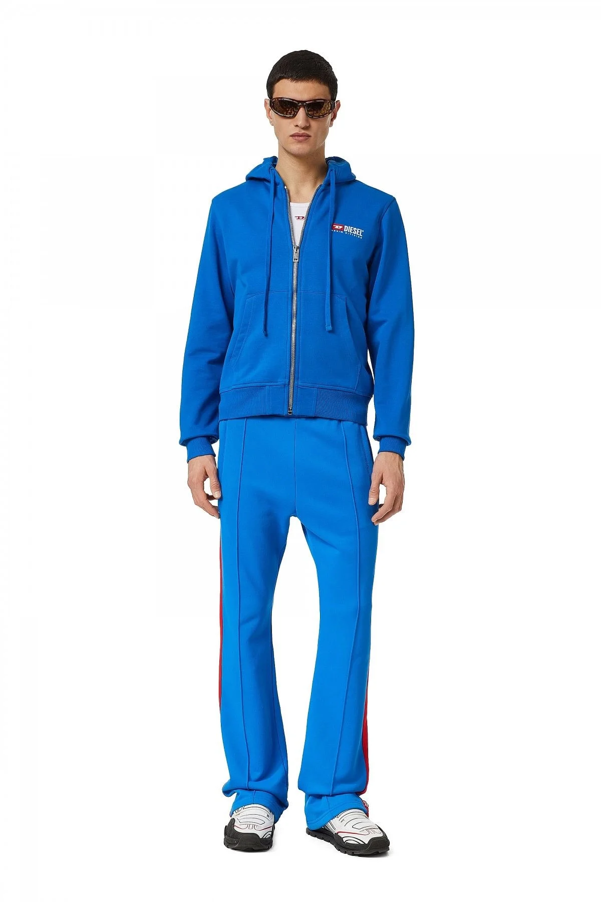 Blue Denim Division zip-up hoodie