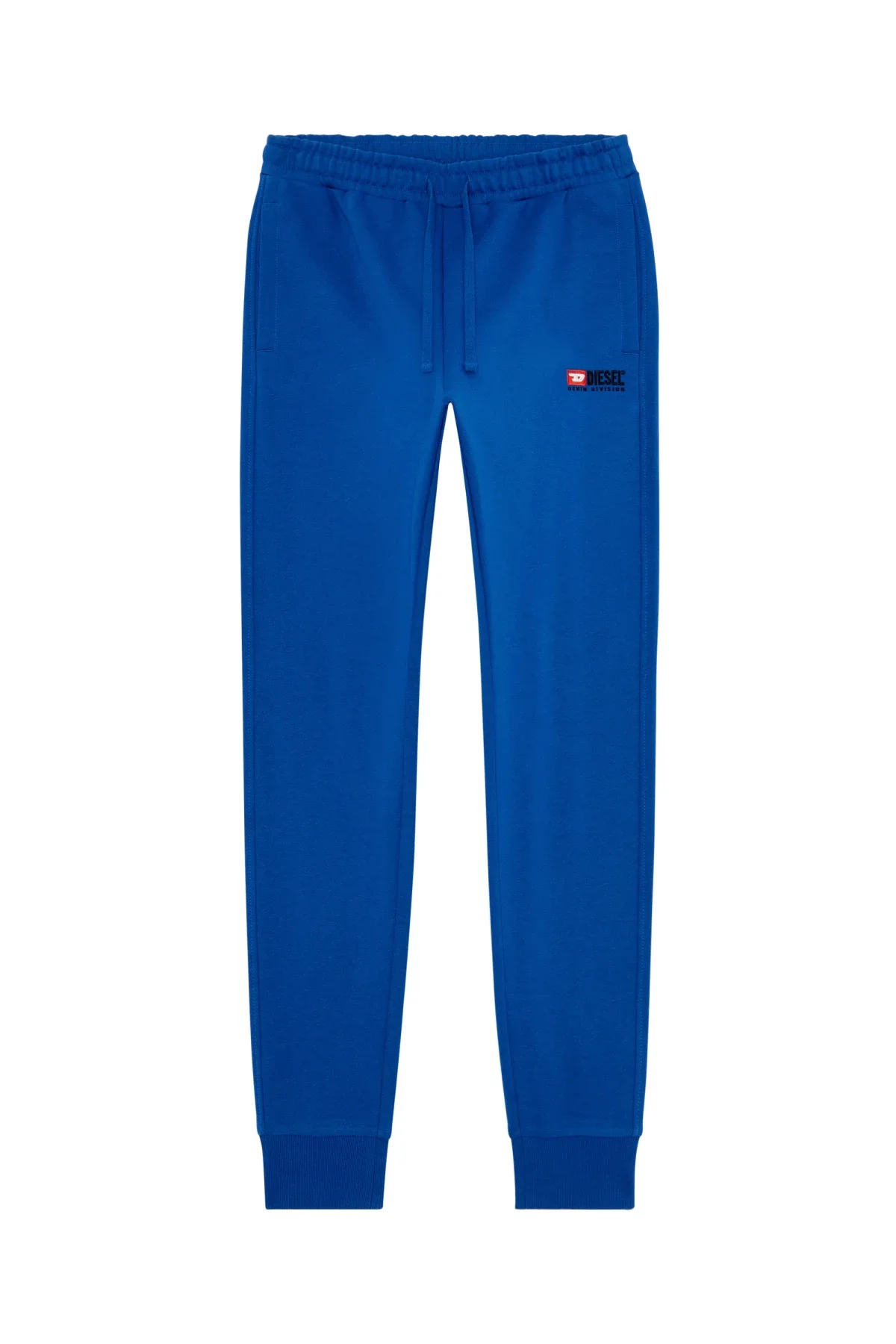 Blue Track pants with embroidered logo