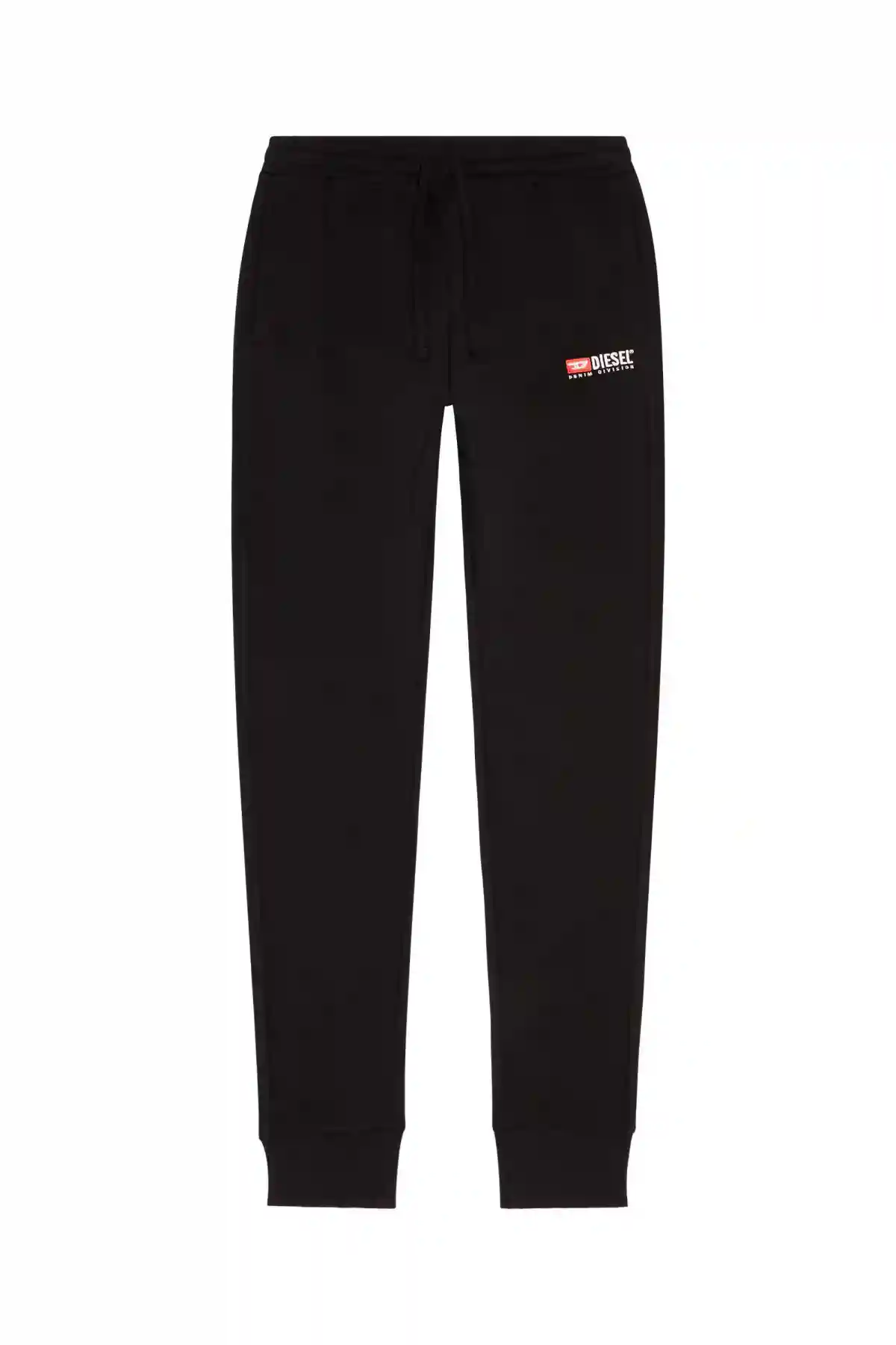 Black Track pants with embroidered logo