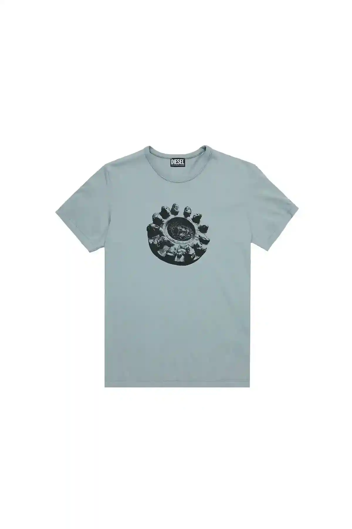 Grey T-shirt with Twelve Gods print