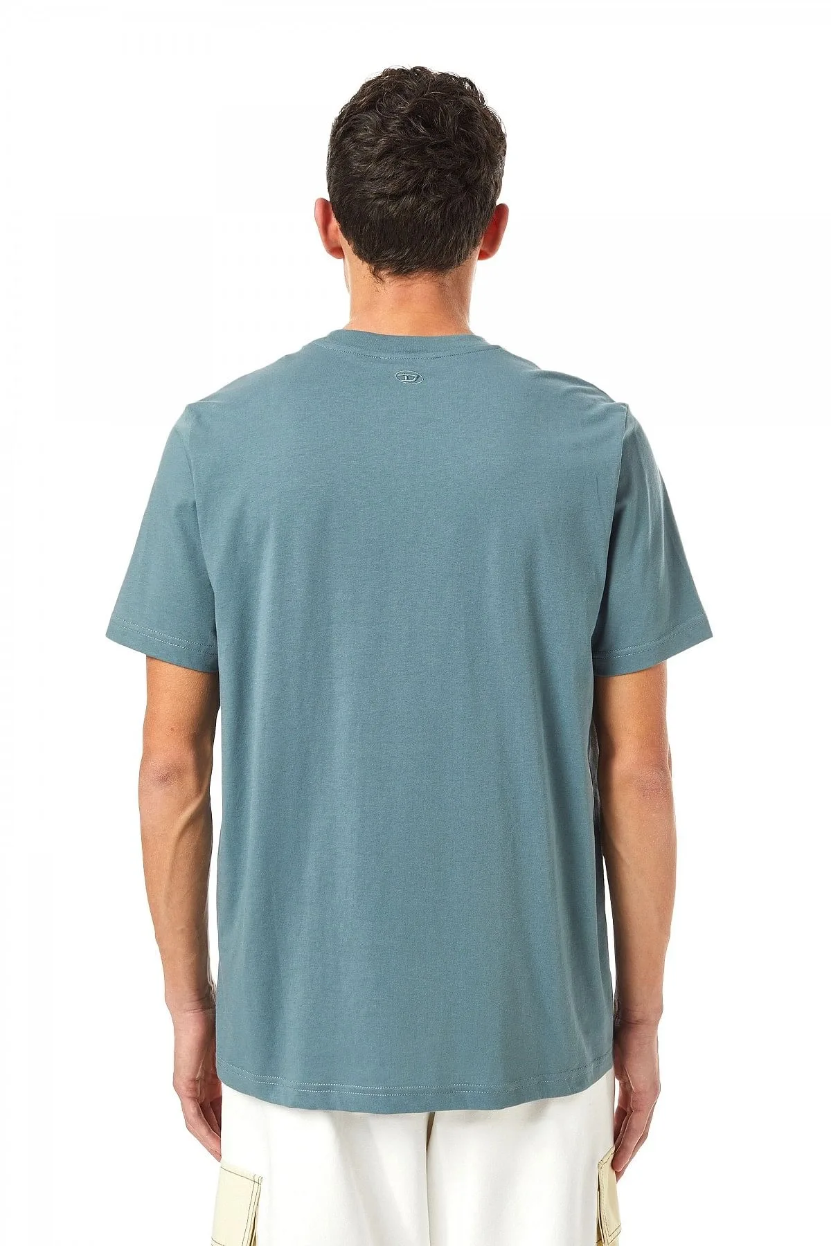 Blue T-shirt with chest print