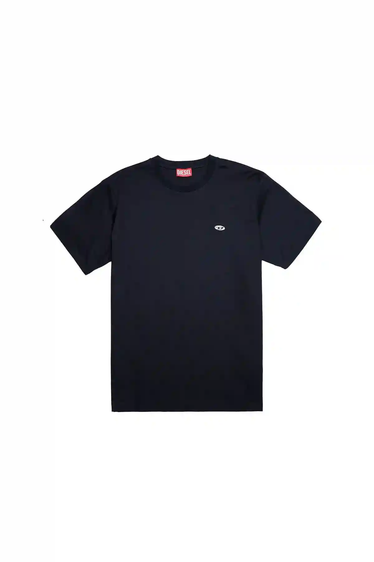 Blue T-shirt with D oval patch