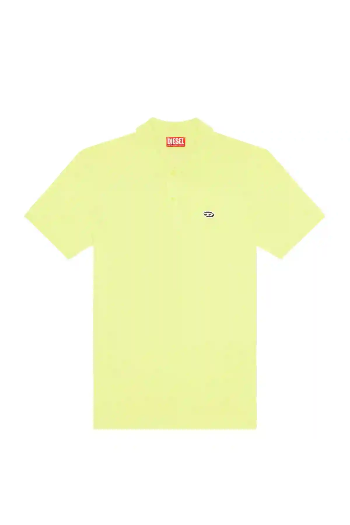 Yellow Polo shirt with oval D patch