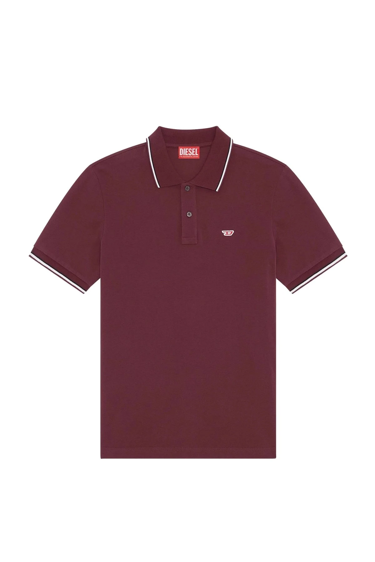 Violet Polo shirt with D logo