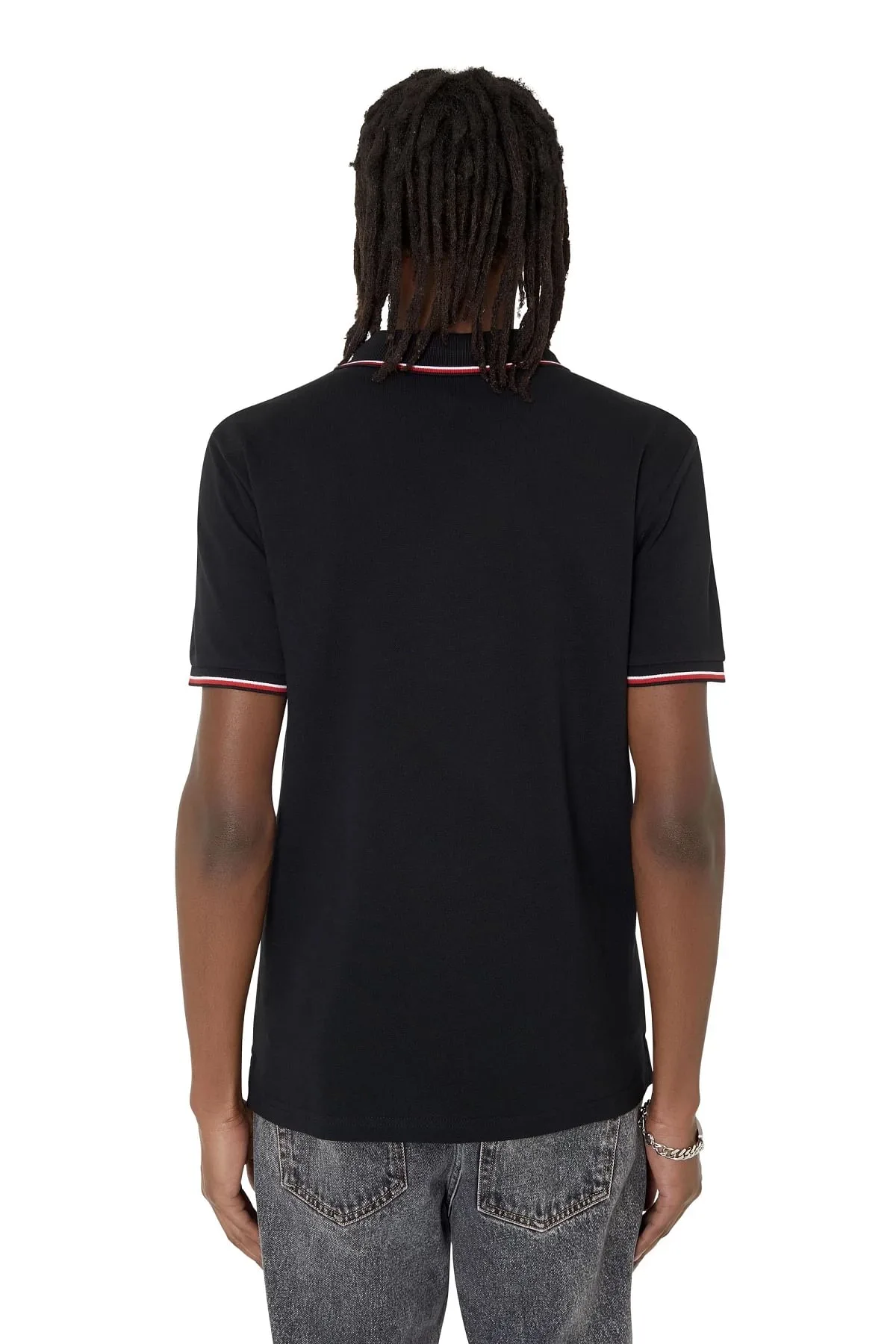 Black Polo shirt with D logo