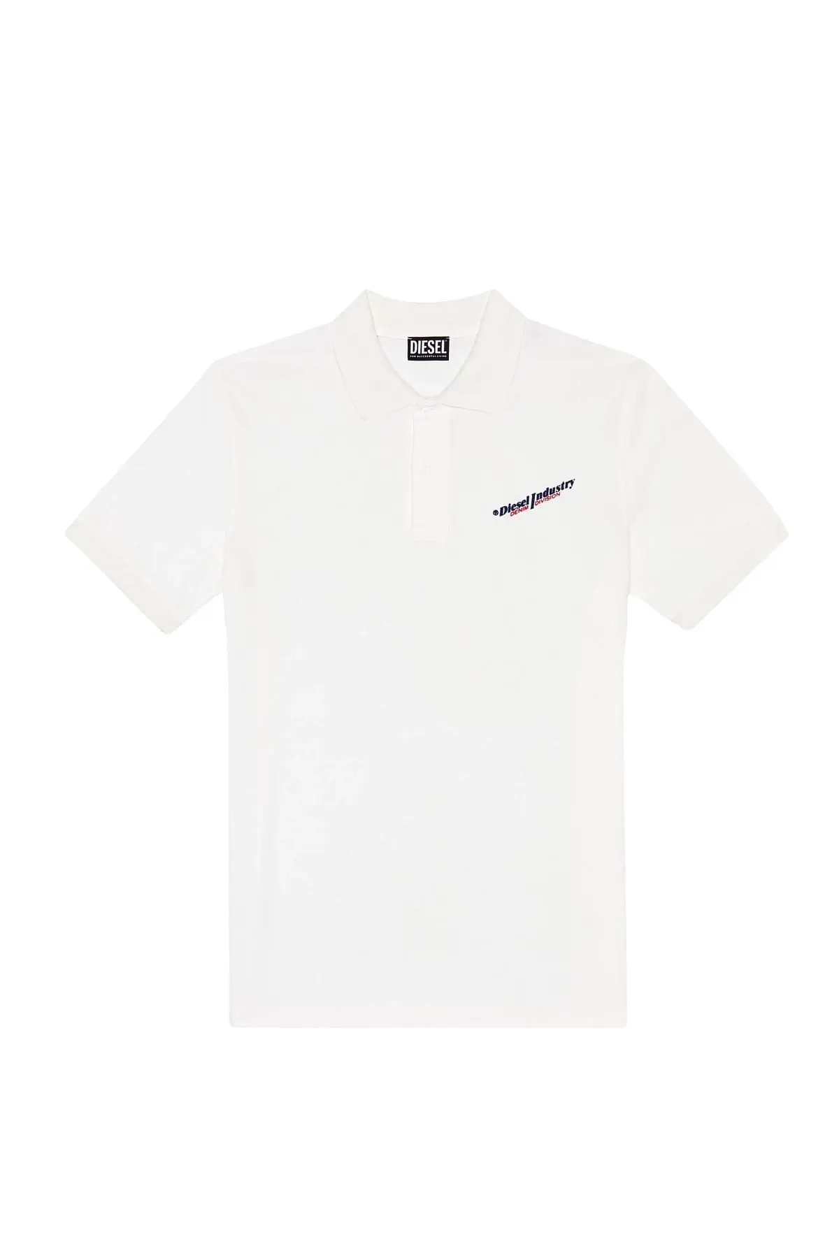 White Polo shirt with puff logo