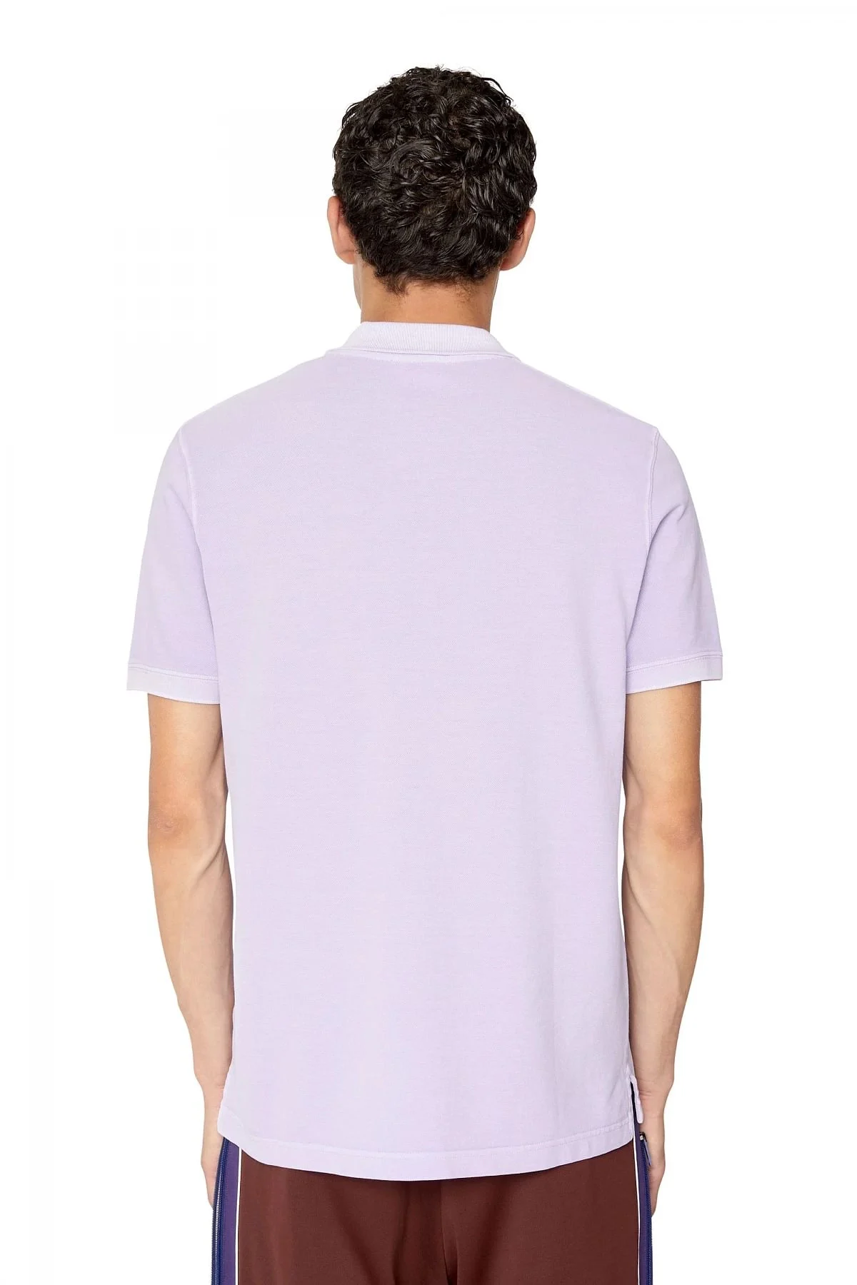 Violet Polo shirt with puff logo