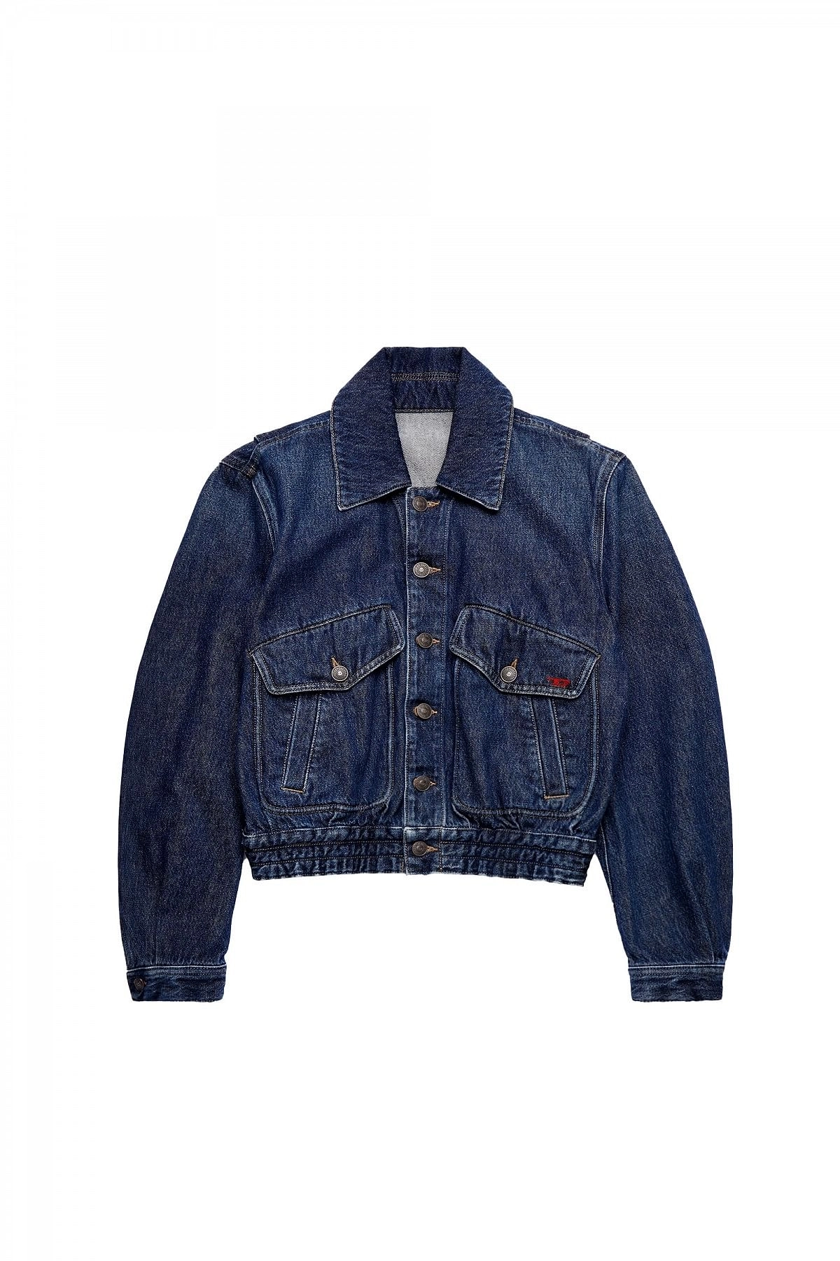 Blue Bomber jacket in denim