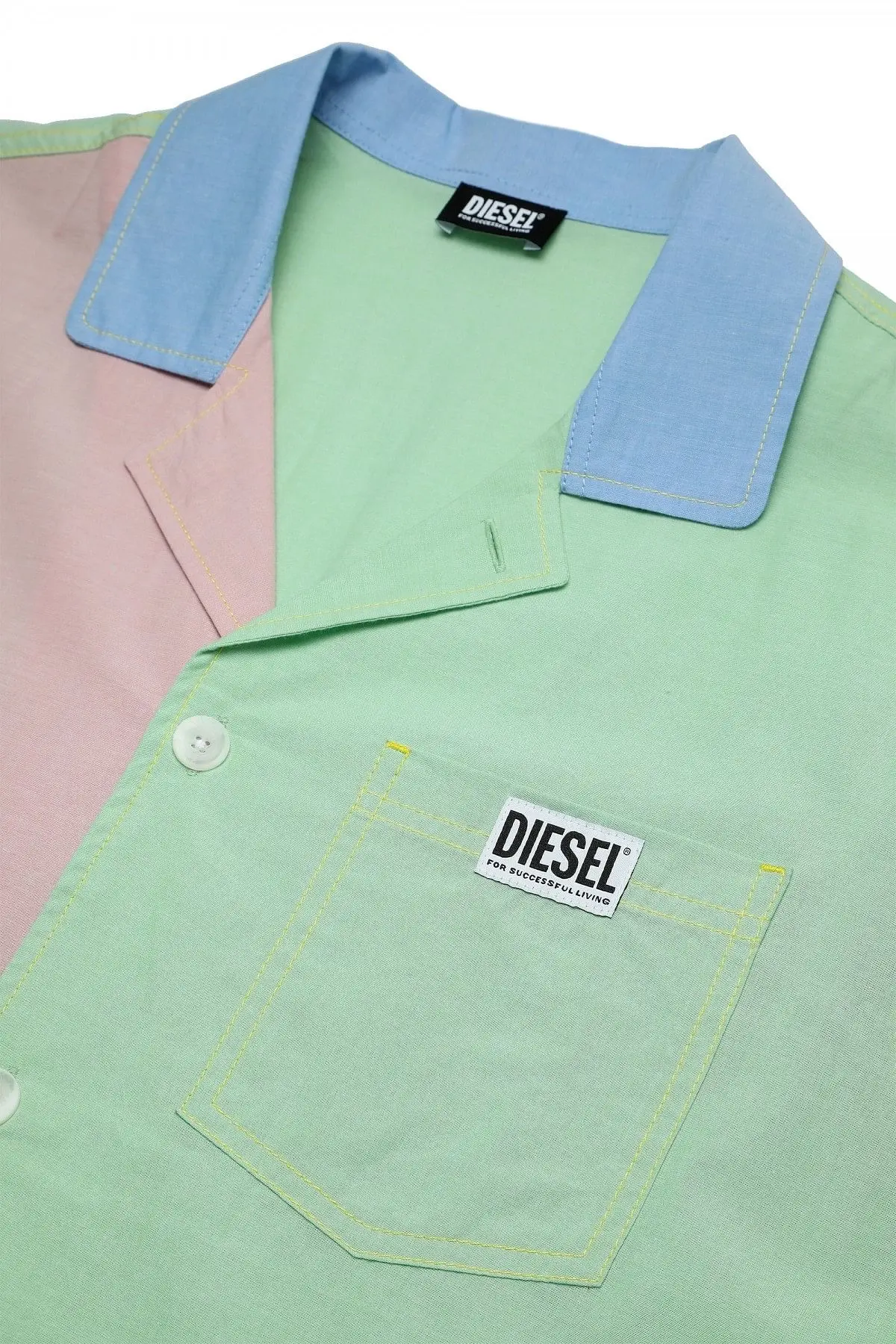 Multicolor Colour-block pyjama set