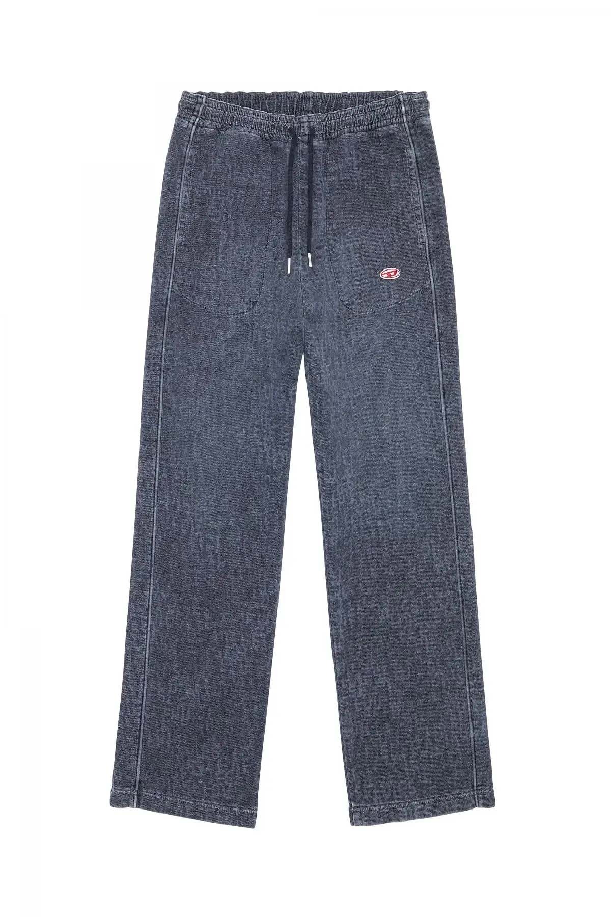 Black Straight Fit JeansD-Martians Track Denim