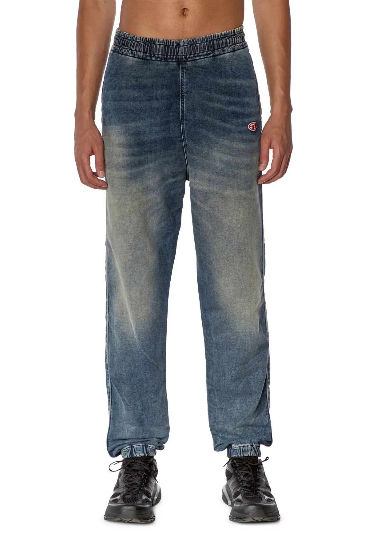 Blue Tapered fit D-Lab Track Denim