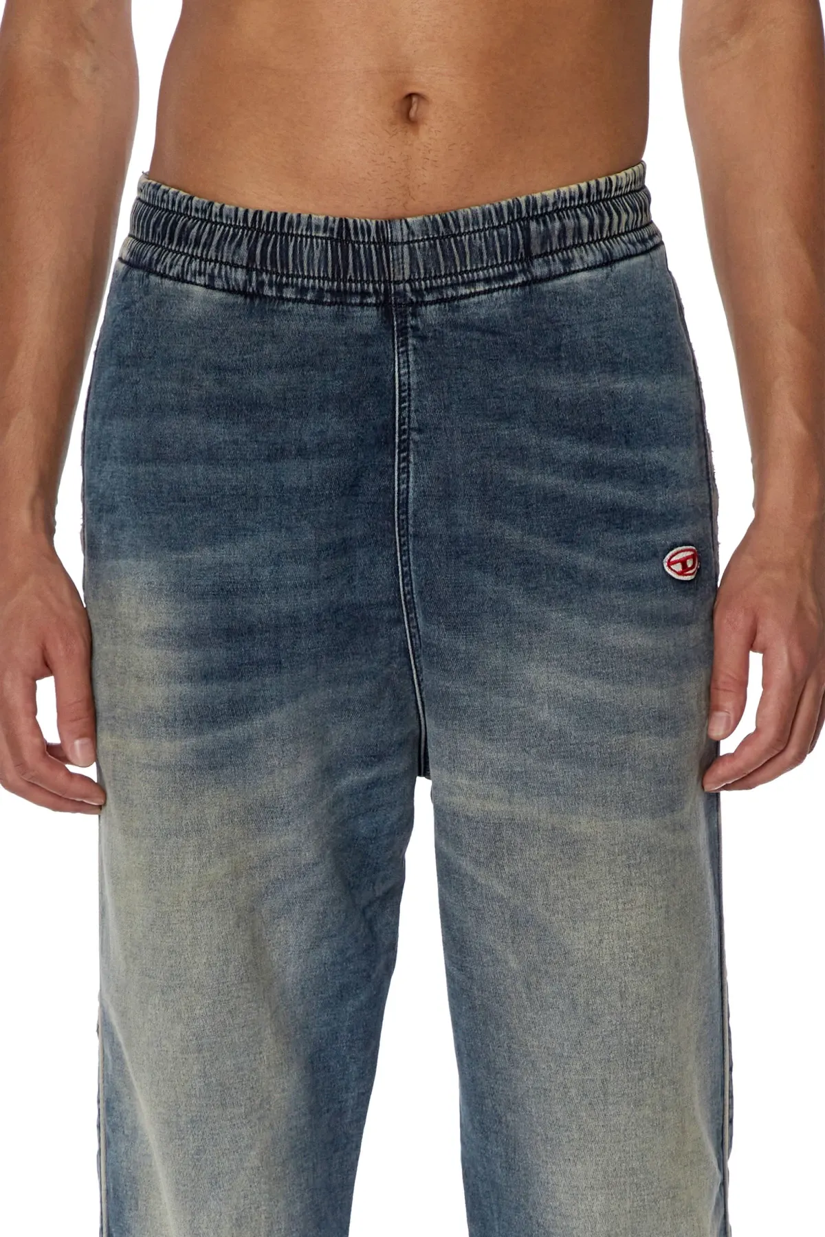 Blue Tapered fit D-Lab Track Denim