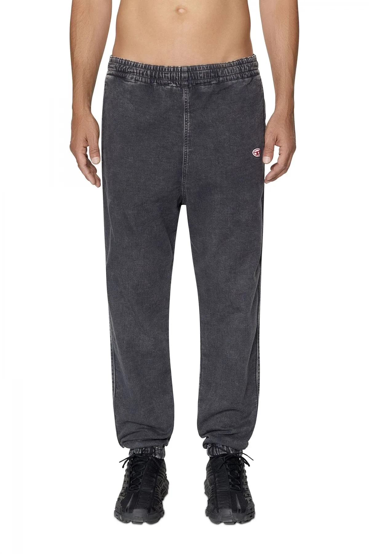 Black Tapered fit D-Lab Track Denim