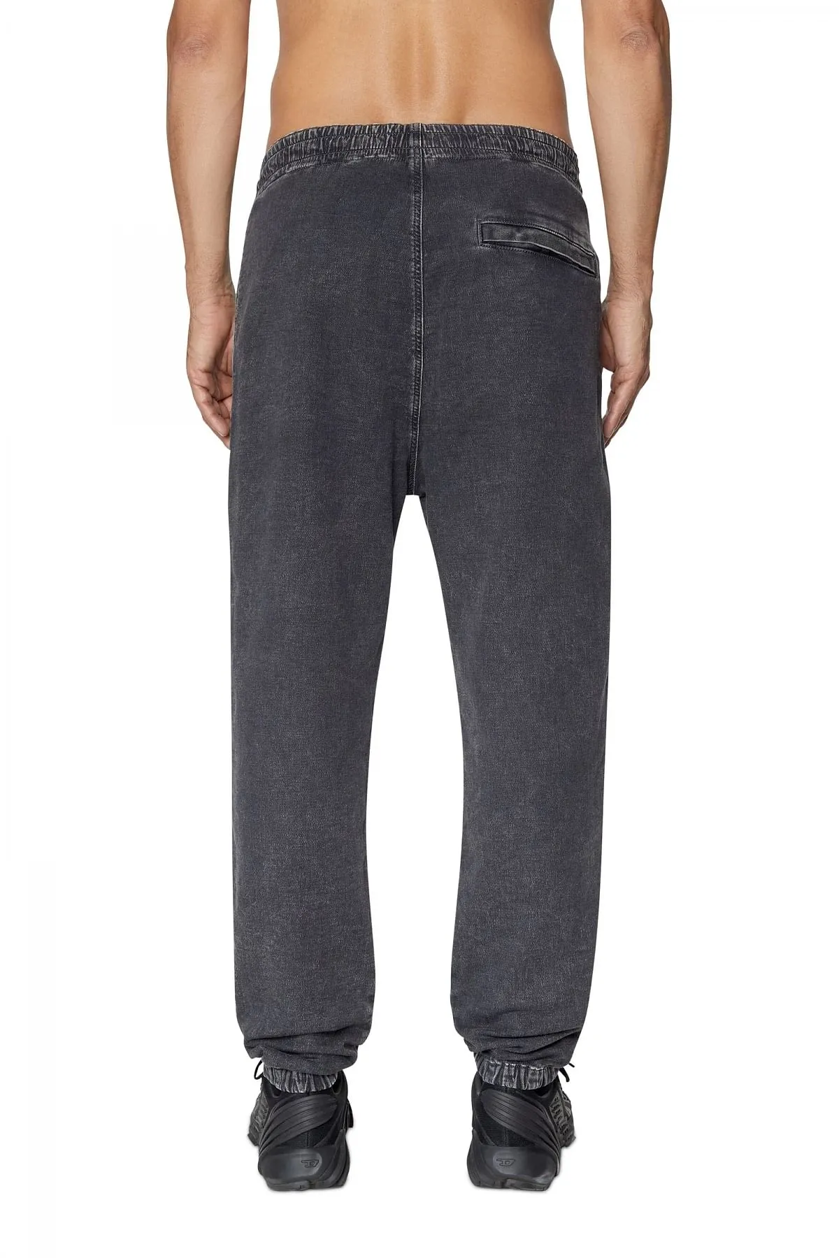 Black Tapered fit D-Lab Track Denim