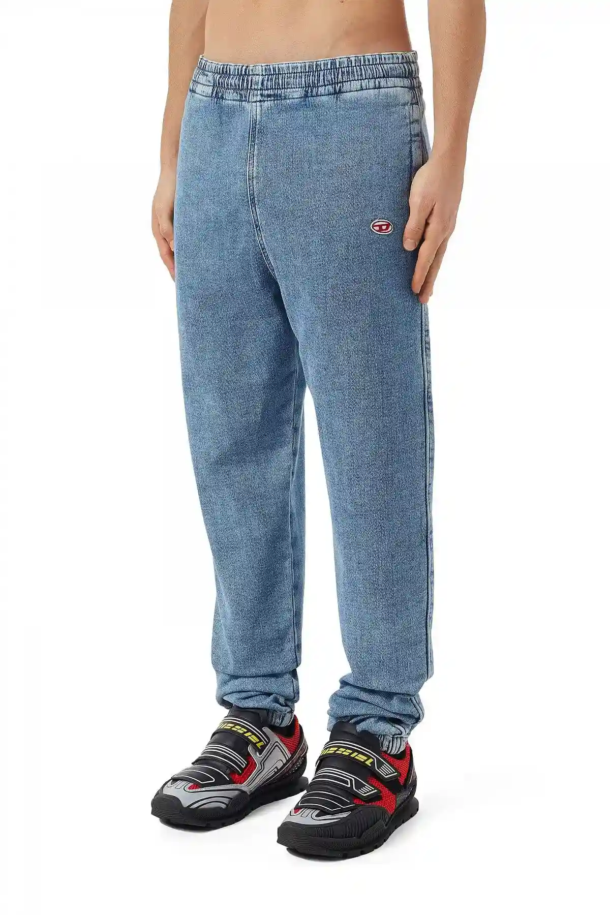 Blue Tapered fit D-Lab Track Denim