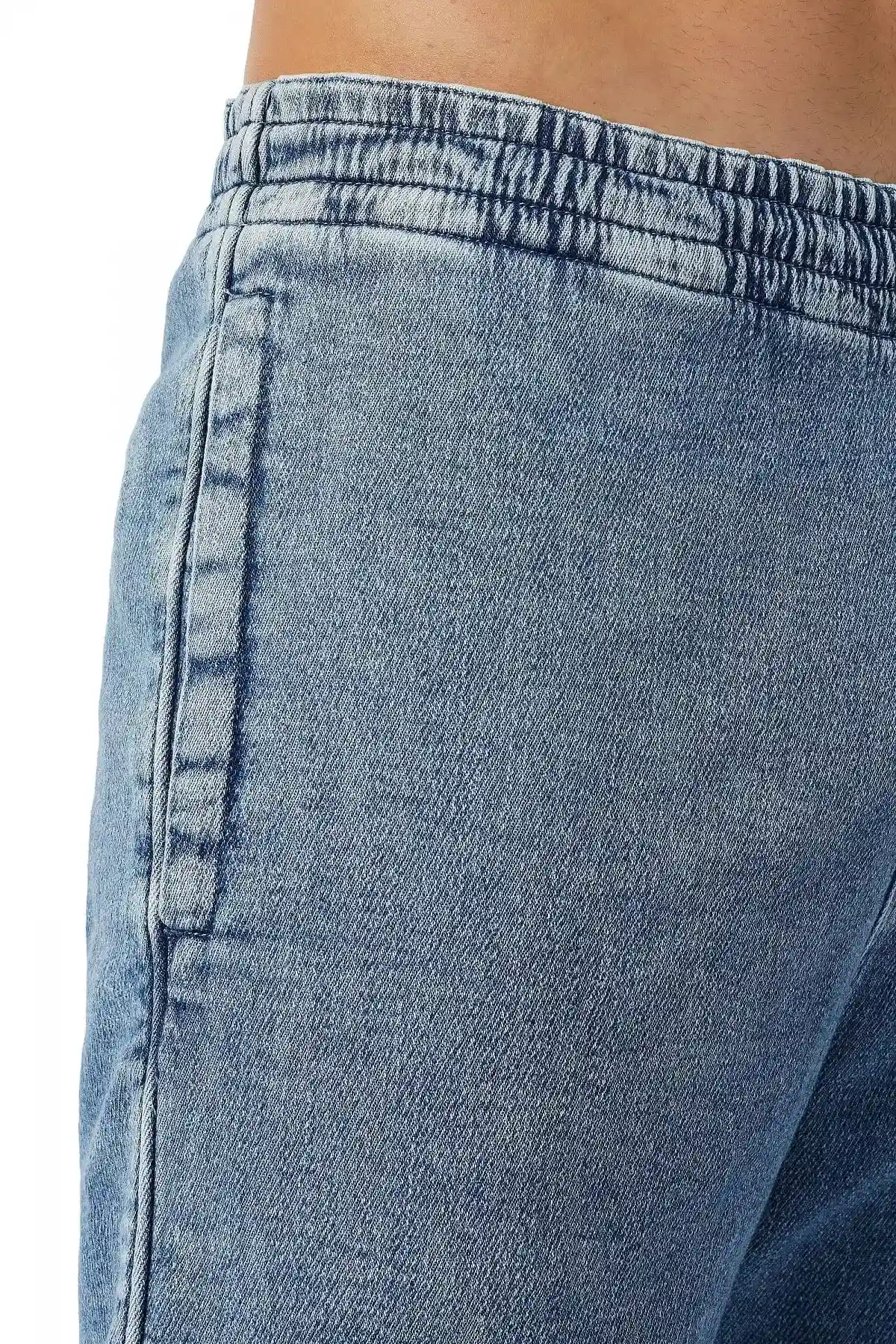 Blue Tapered fit D-Lab Track Denim