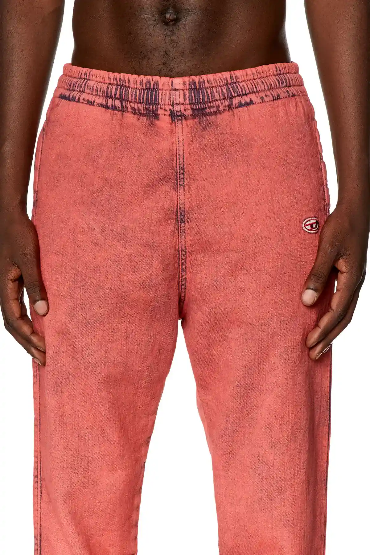 Red Tapered fit D-Lab Track Denim