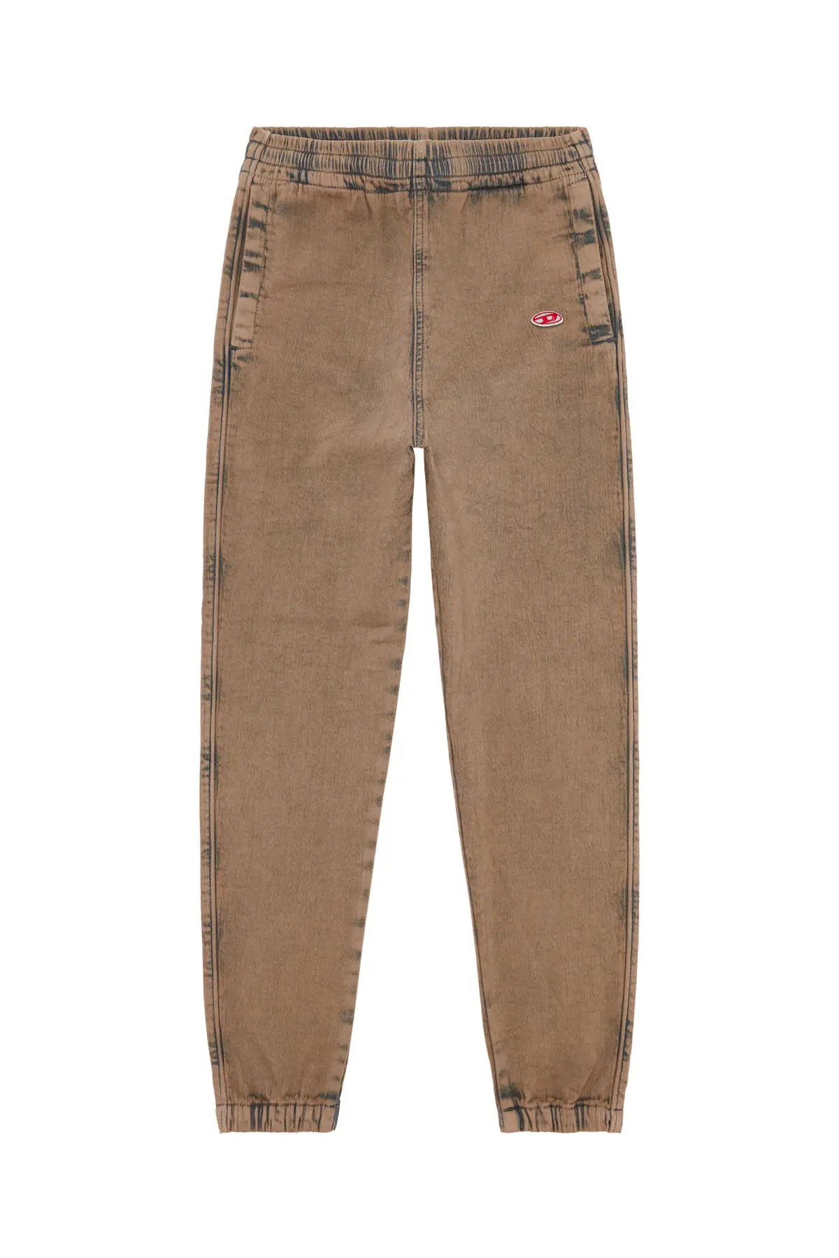 Brown Tapered fit D-Lab Track Denim