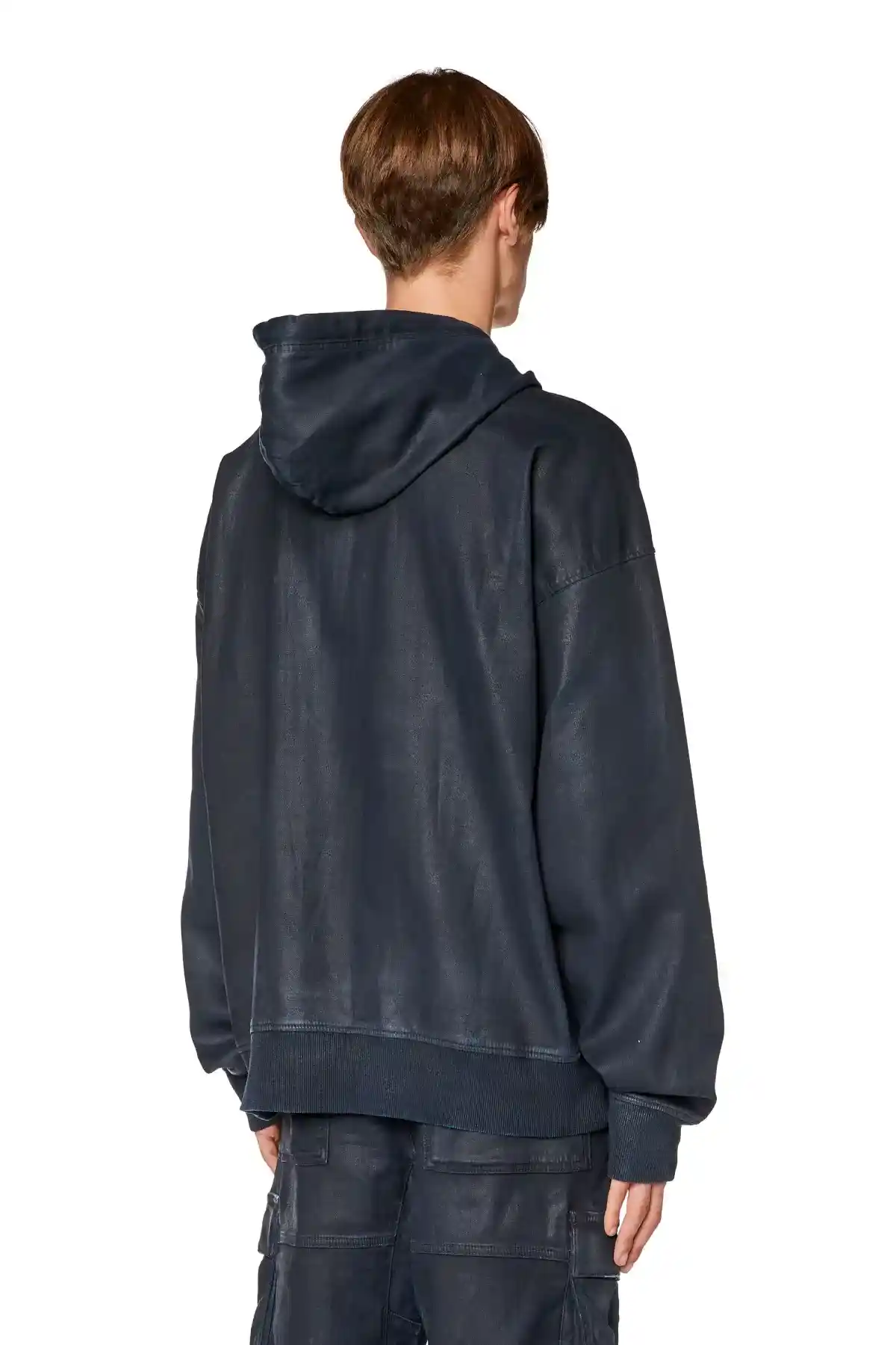Blue Monogram hoodie in Track Denim
