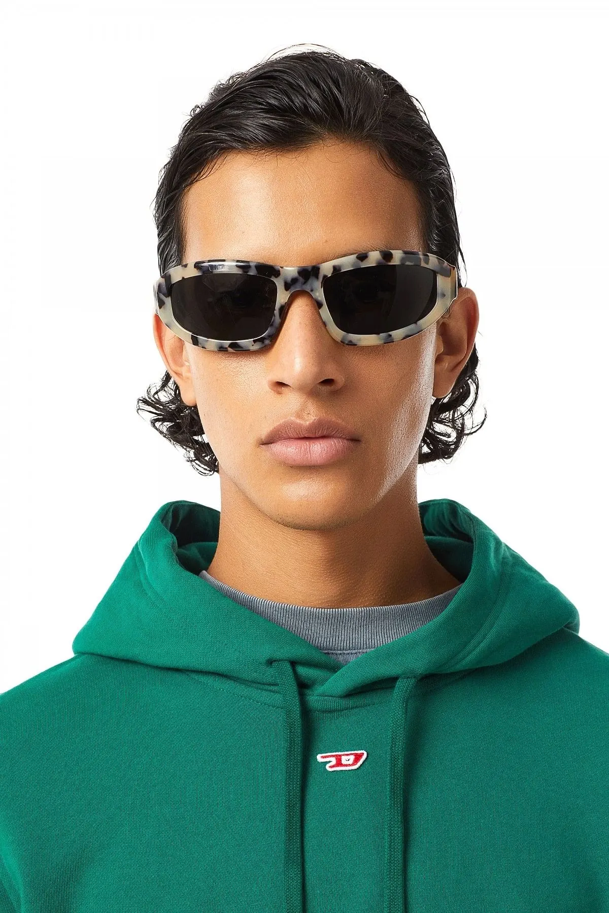 Green Hoodie with D logo