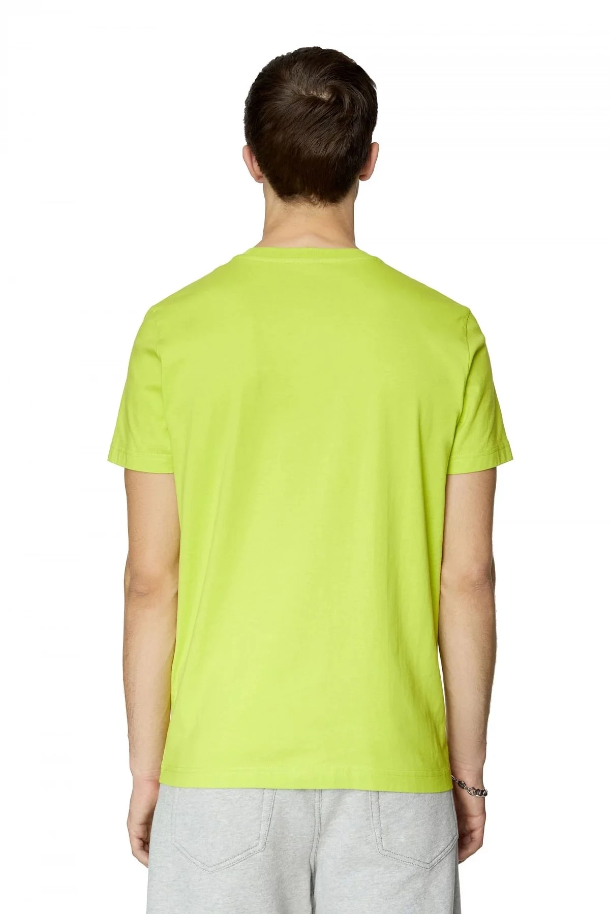 Green T-shirt with D logo