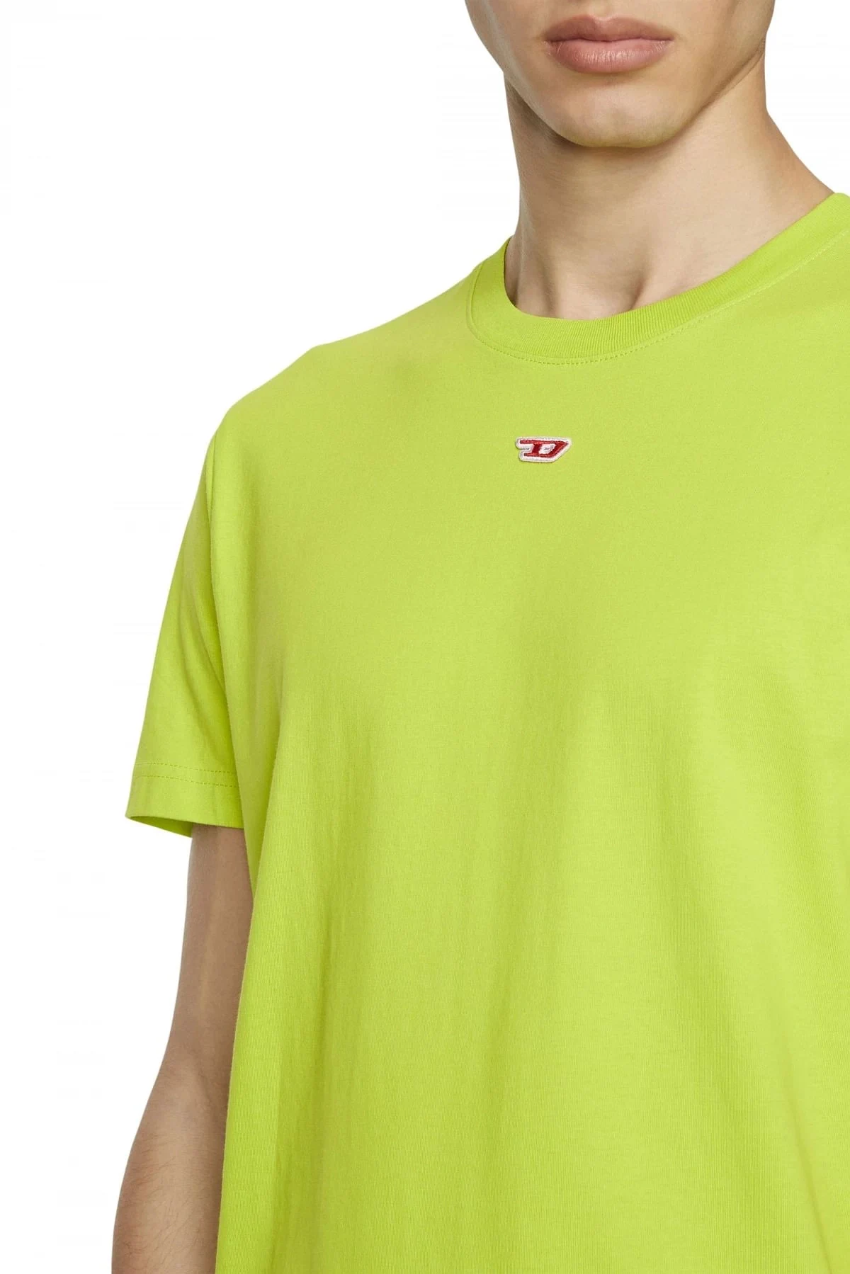 Green T-shirt with D logo
